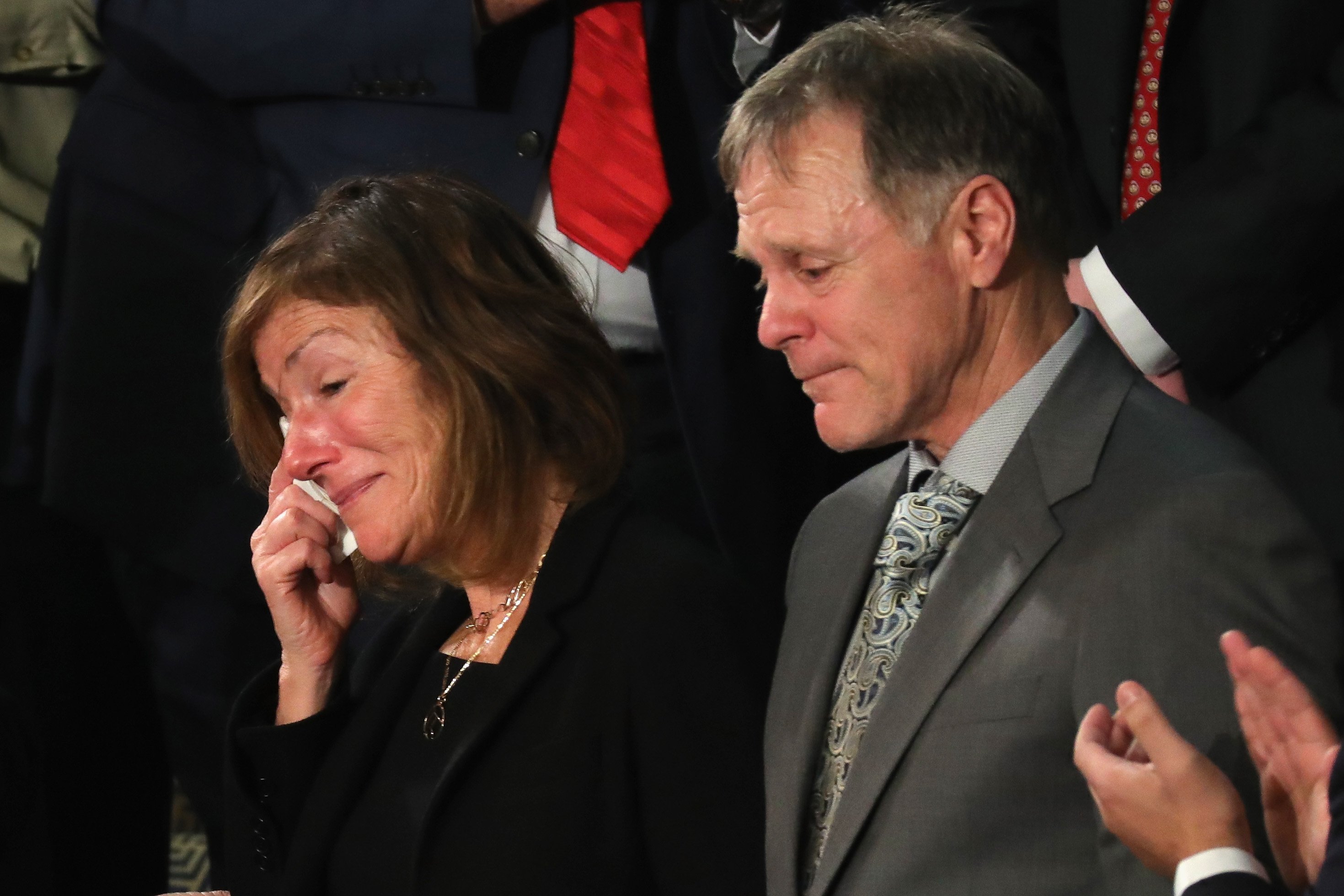 Fred and Cindy Warmbier, 22-year-old Otto Warmbier's bereaved parents. Source: Getty Images