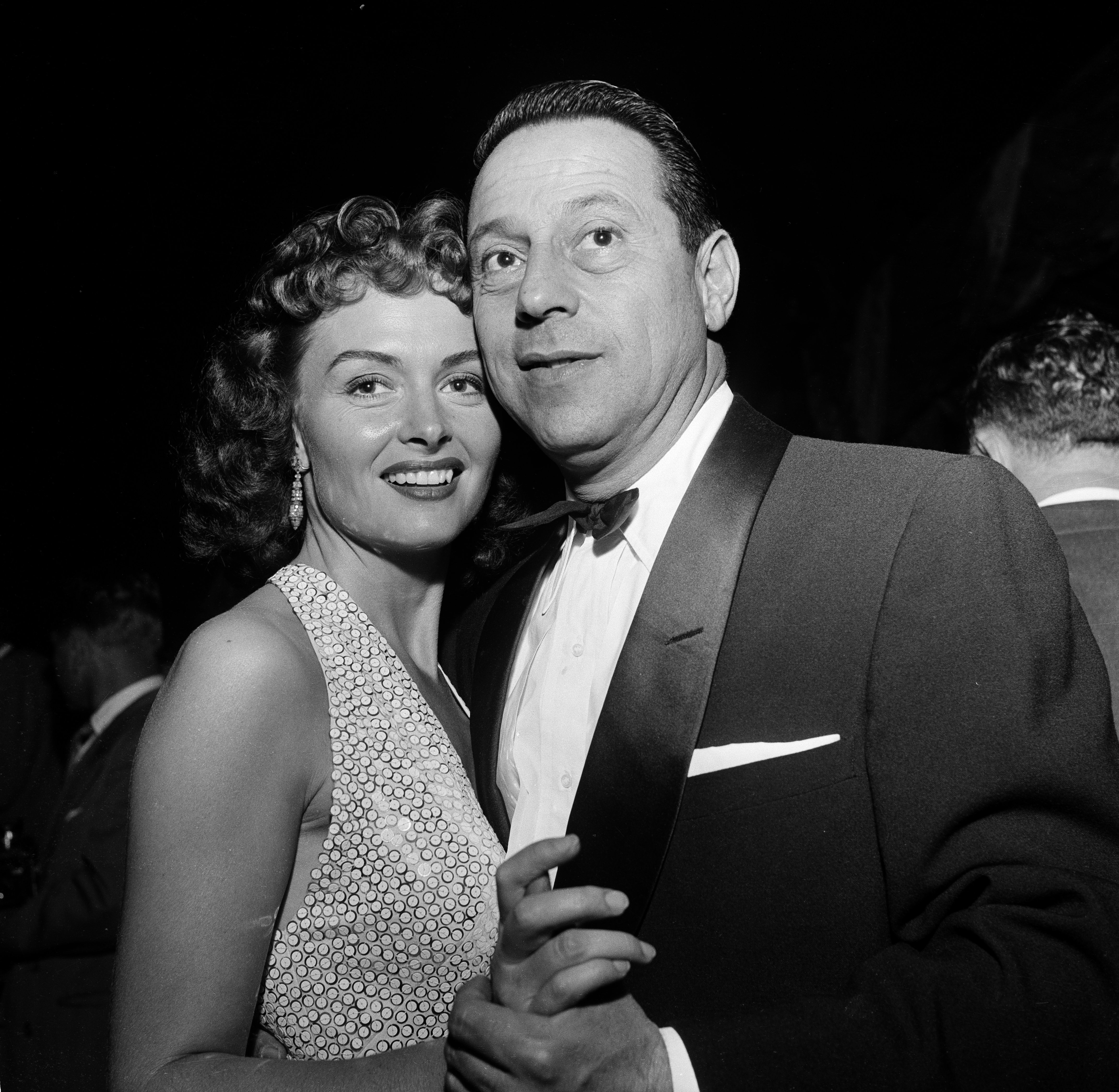 Actress Donna Reed with husband Tony Owens attend an event in Los Angeles, circa 1962 | Source: Getty Images