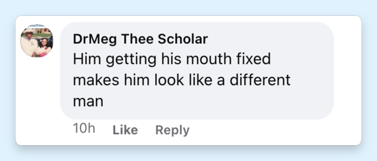 Netizen comment about Warryn Campbell, posted on May 18, 2026. | Source: Facebook/People