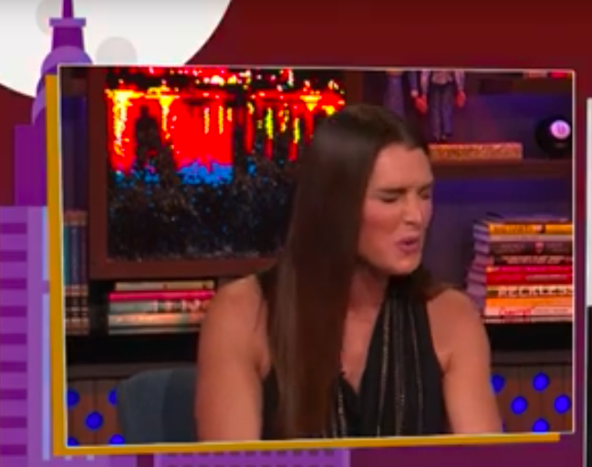 Brooke Shields recalling Donald Trump's past romantic advance during an episode of  "Watch What Happens Live with Andy Cohen," posted on October 4, 2017. | Source: YouTube/Watch What Happens Live with Andy Cohen
