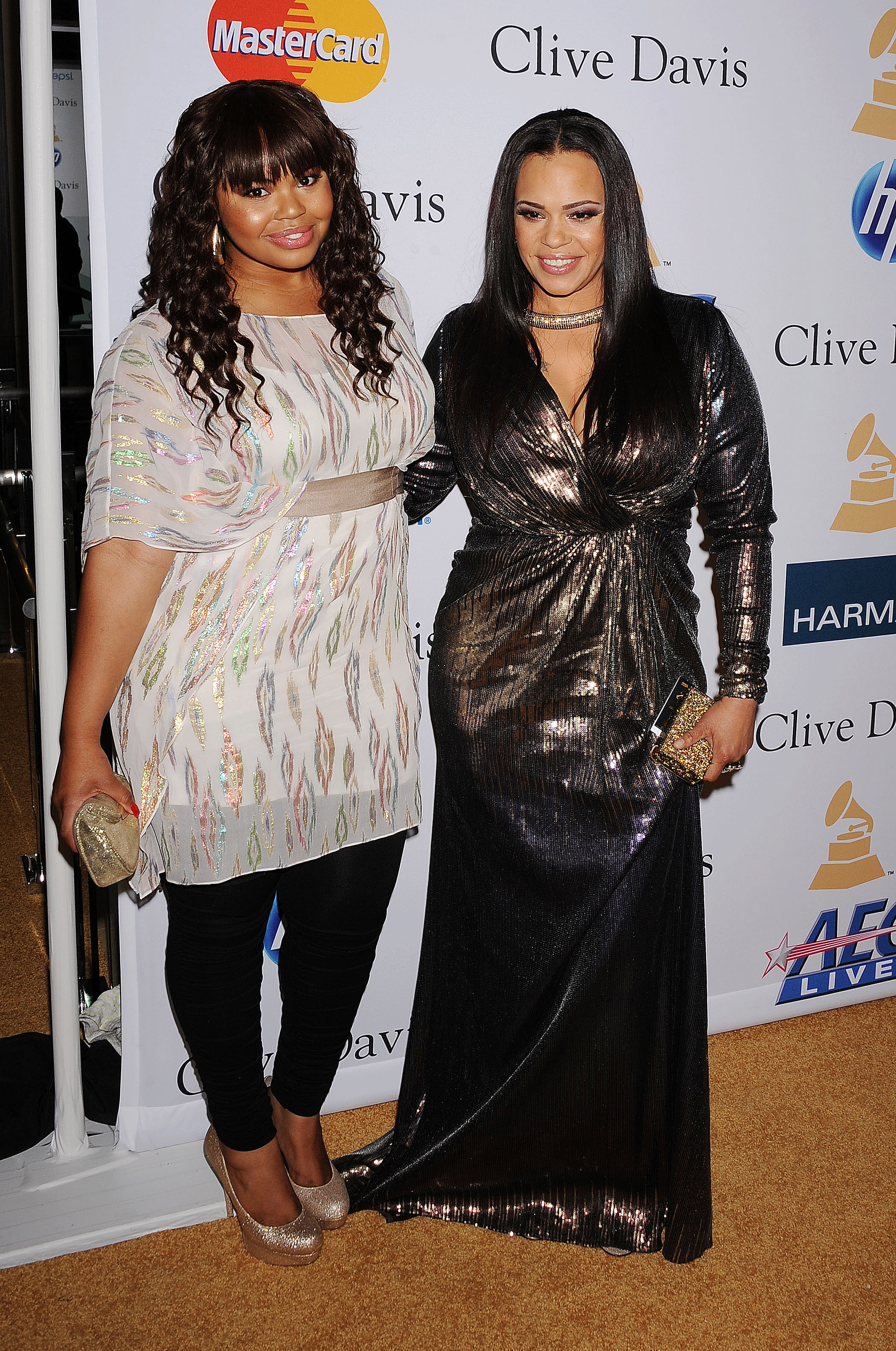 Chyna Tahjere Griffin and Faith Evans at the 2011 Pre-Grammy Gala on February 12, 2011, in Beverly Hills, California. | Source: Getty Images