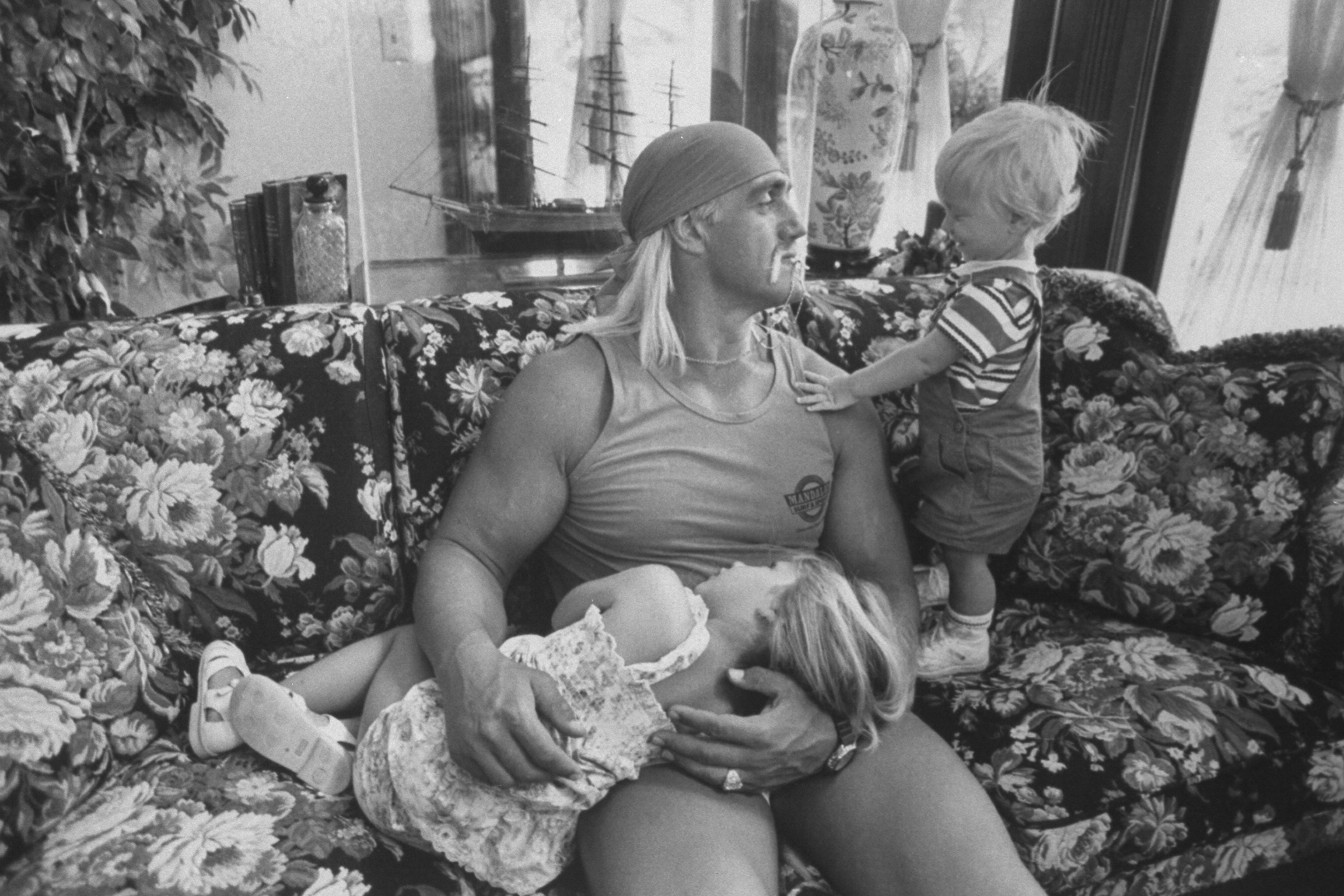 Brooke, Hulk, and Nick Hogan circa 1991. | Source: Getty Images
