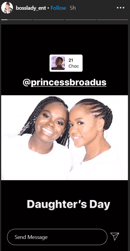 Image of Snoop Dogg's wife Shante Broadus and their daughter Cori | Photo: Instagram/bosslady_ent