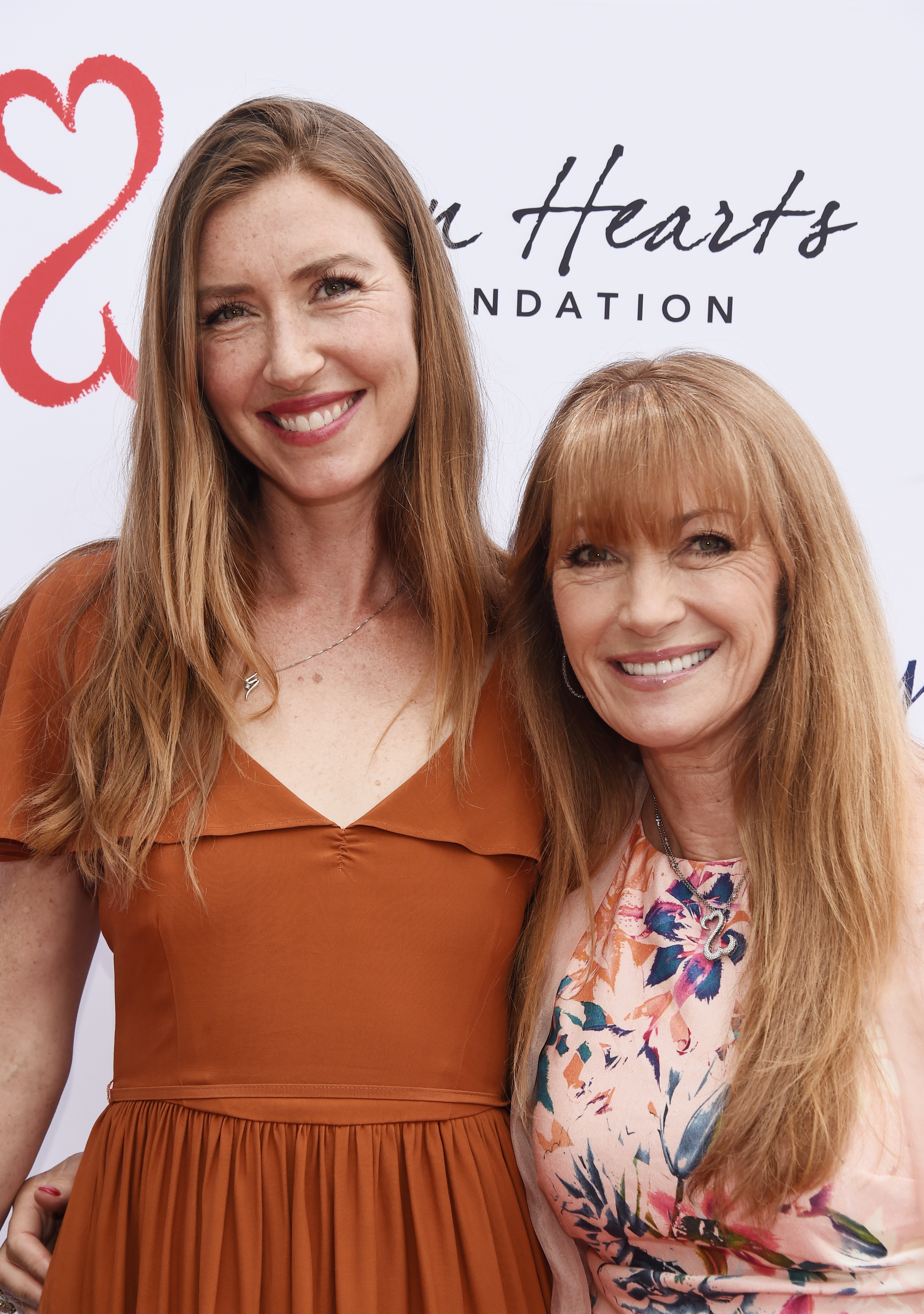 Katherine Flynn and Jane Seymour attend The Open Hearts Foundation's Young Hearts Spring Event on May 6, 2018, in Malibu, California. | Source: Getty Images