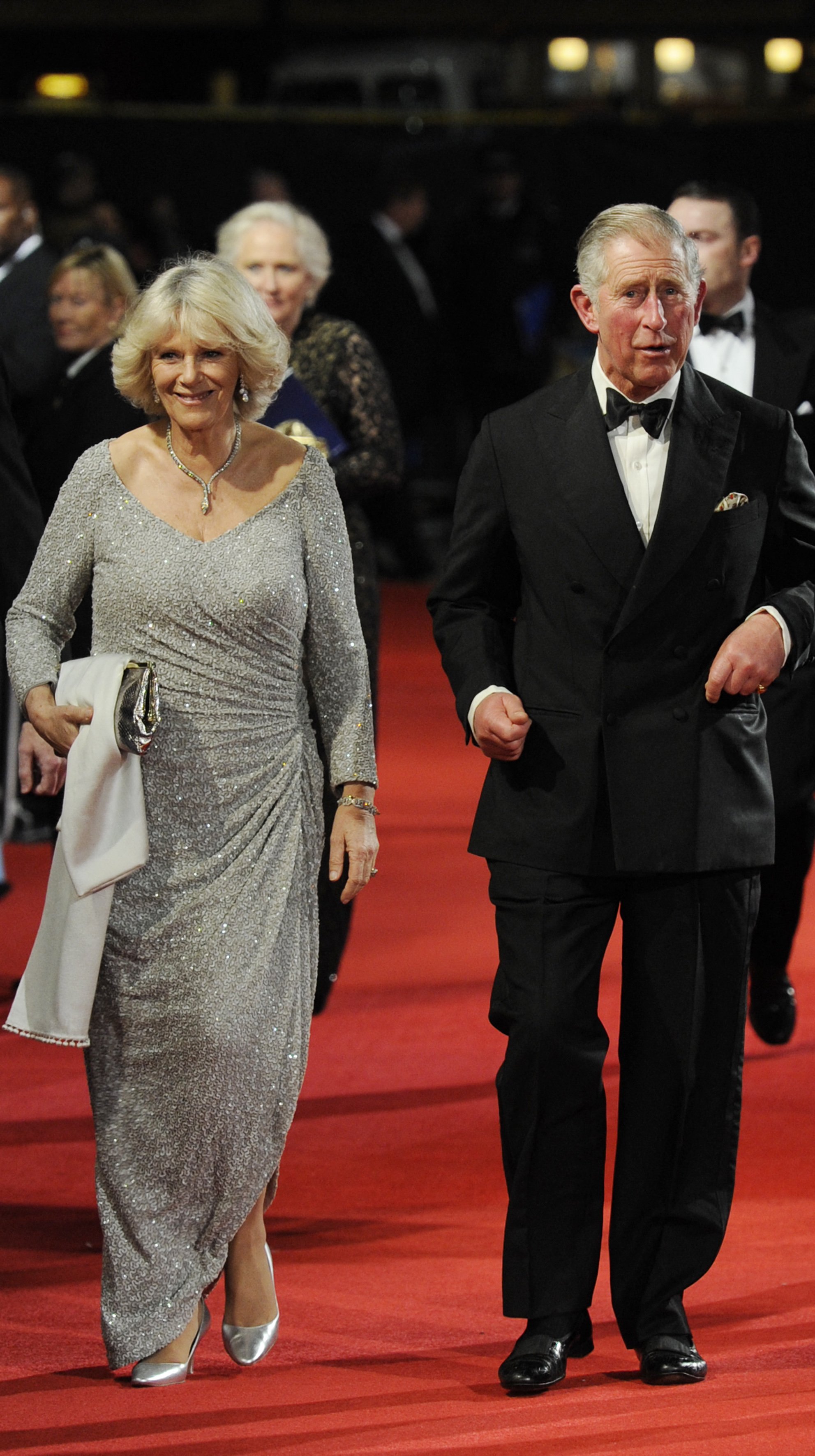 Prince Charles (Now King) and Camila arrive to to attend a Royal Film Performance of "Hugo" in 3D, in London, England on November 28, 2011 | Source: Getty Images