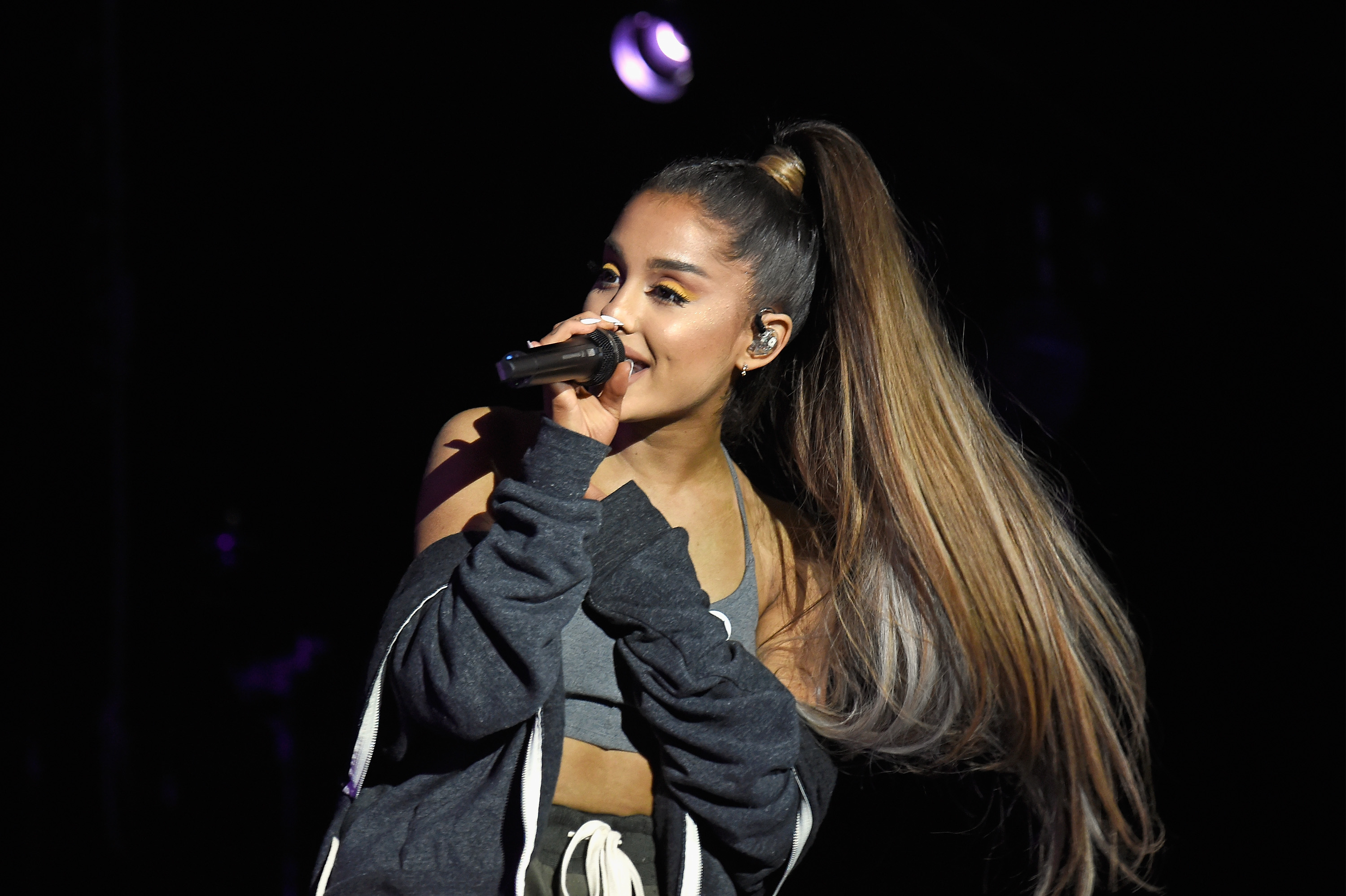Ariana Grande performs at "A Concert for Charlottesville" in Charlottesville, Virginia. | Source: Getty Images