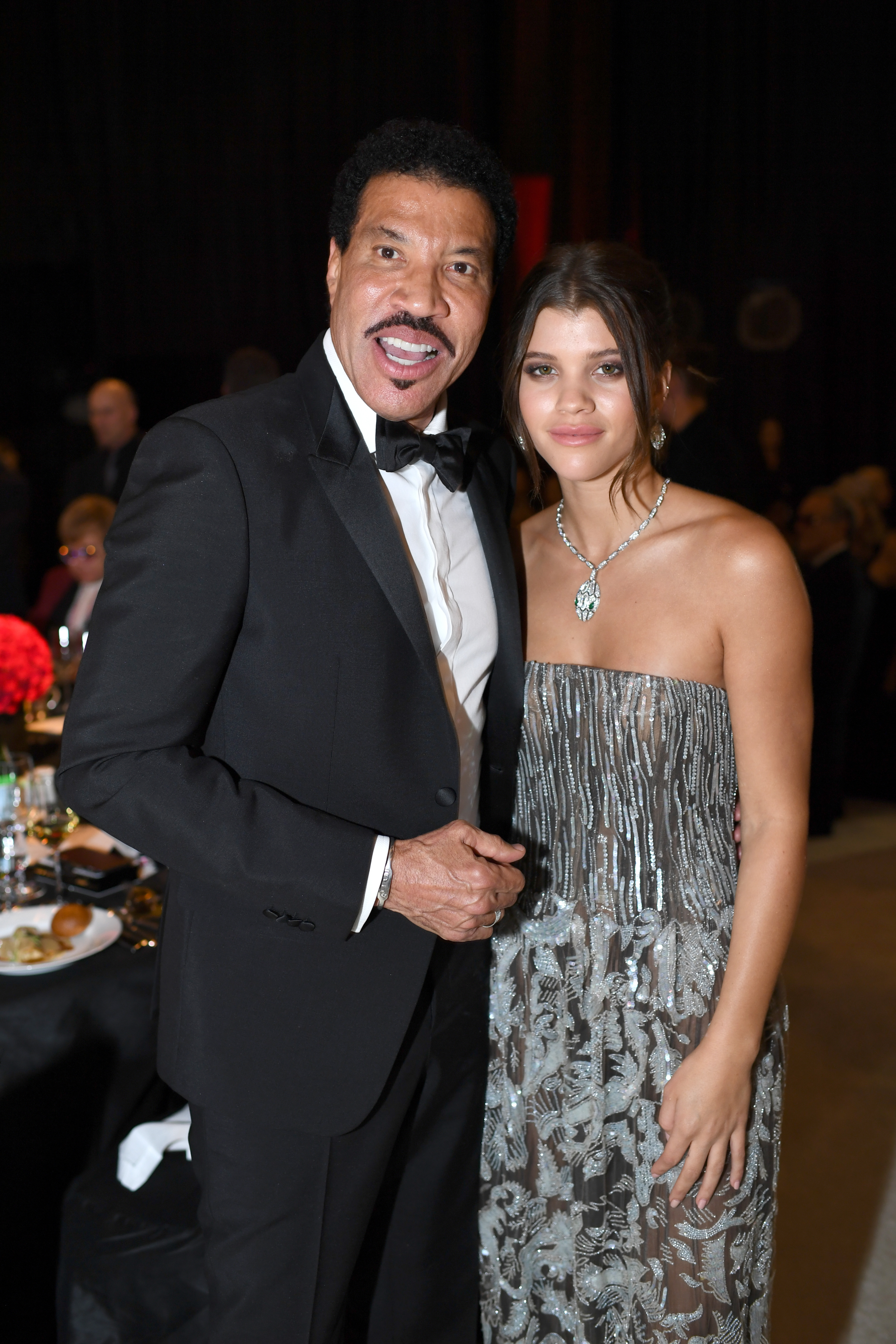 Lionel and Sofia Richie attend the 26th annual Elton John AIDS Foundation Academy Awards Viewing Party in West Hollywood, California, on March 4, 2018. | Source: Getty Images