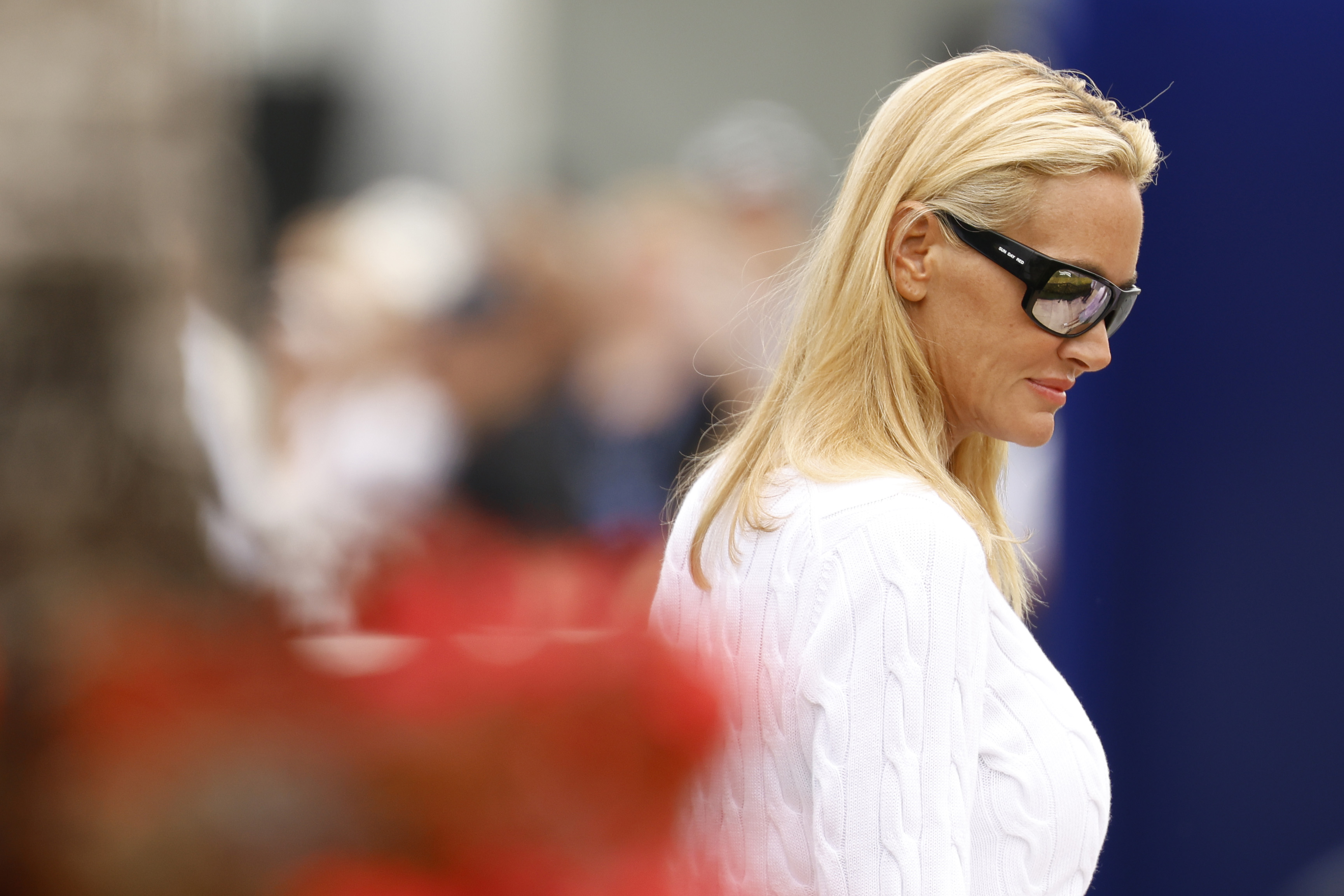 Vanessa Trump arrives at the final round of the Cadillac Championship at Trump National Doral Miami in Doral, Florida, on May 3, 2026 | Source: Getty Images