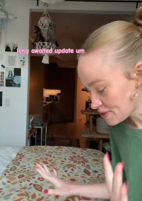 Mia McClain in a video post dated September 30, 2025 | Source: TikTok/mia_mcclain