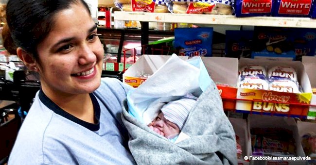 Supermarket workers helped to deliver a baby after woman went into labor while shopping