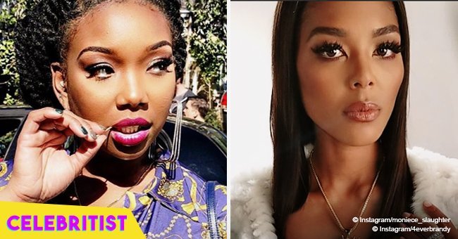 Moniece Slaughter throws shade at Brandy after gaining weight