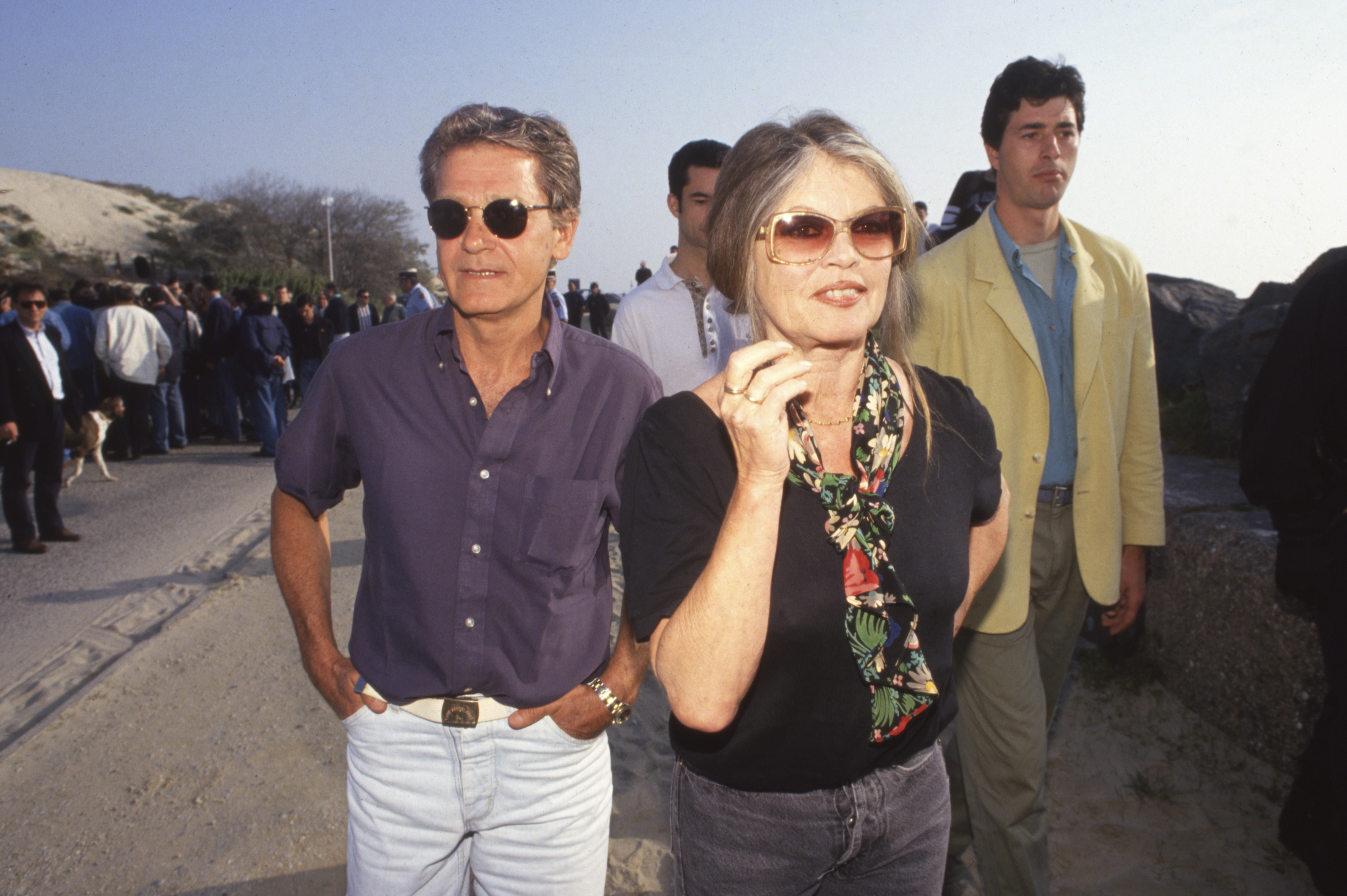 Bernard d'Ormale and Brigitte Bardot at an event on May 1, 1994 | Source: Getty Images