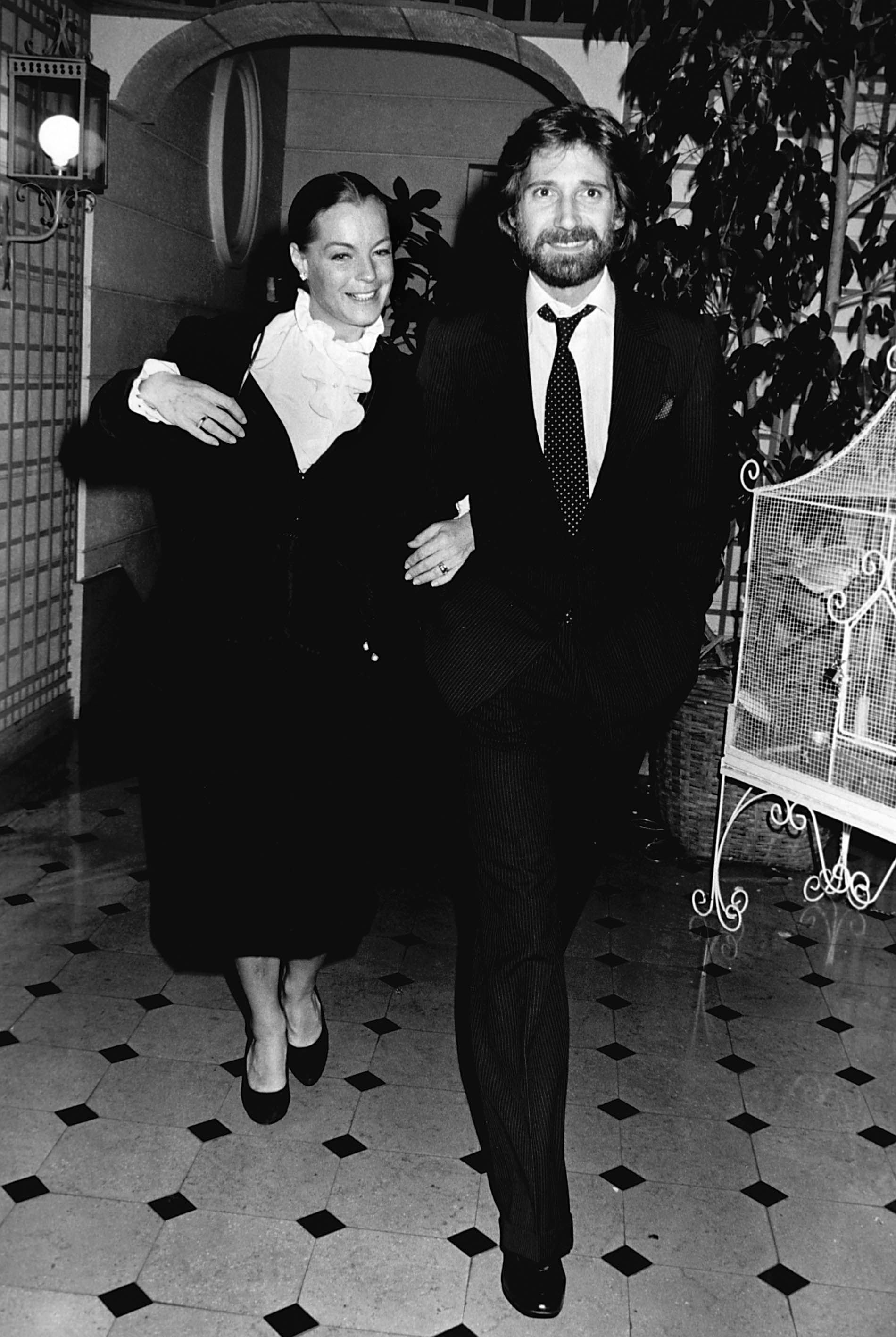 Romy Schneider et Daniel Biasini en 1980. l Source : Getty Images