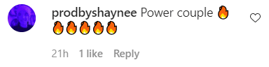 A comment on Swizz Beatz's post | Source: Instagram/@therealswizz