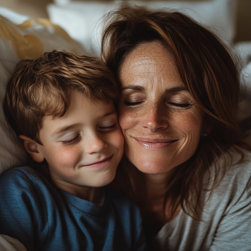 A happy mother-son duo | Source: Midjourney