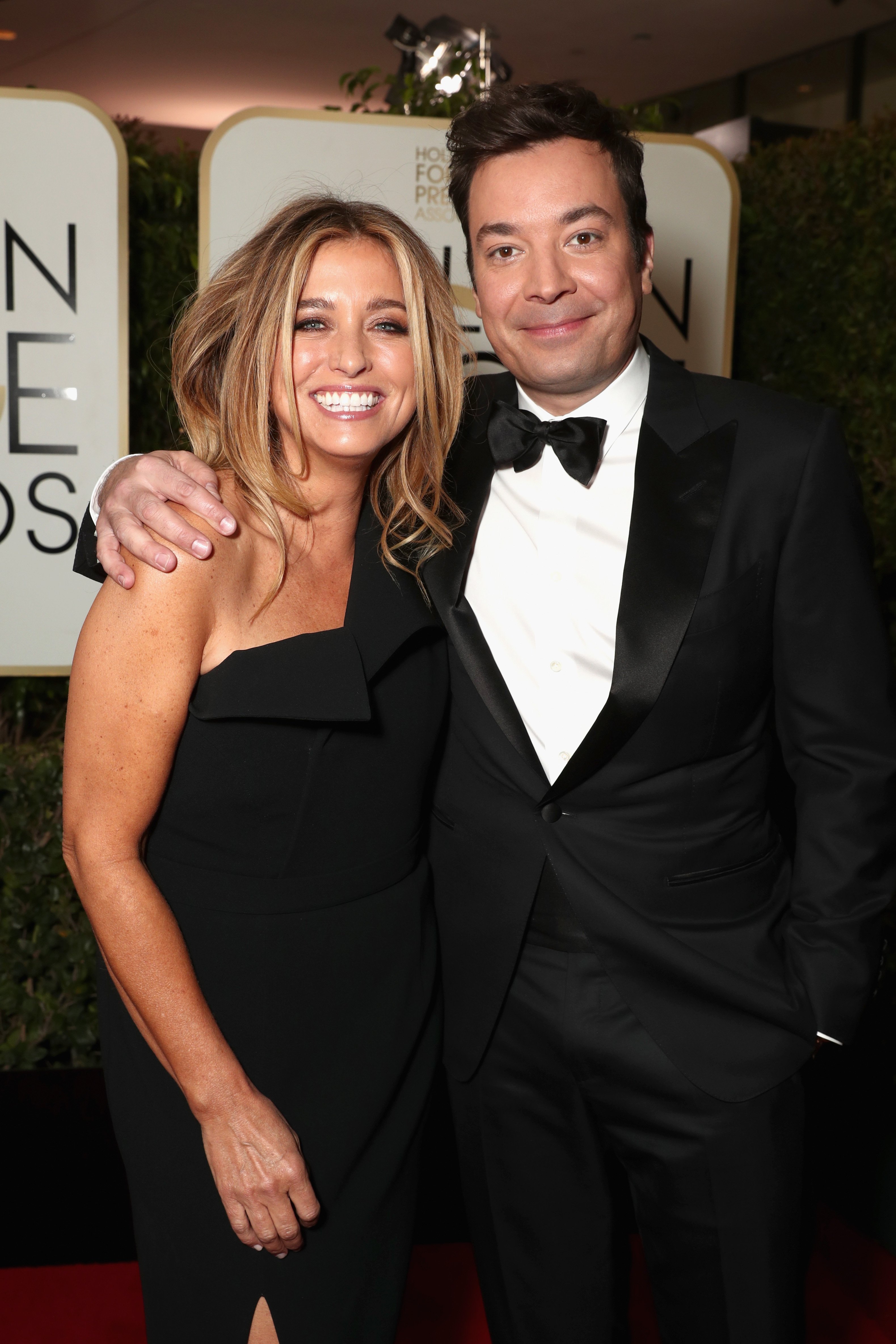 Nancy Juvonen and host Jimmy Fallon attends the 74th Annual Golden Globe Awards at The Beverly Hilton Hotel on January 8, 2017 in Beverly Hills, California. | Photo: GettyImages