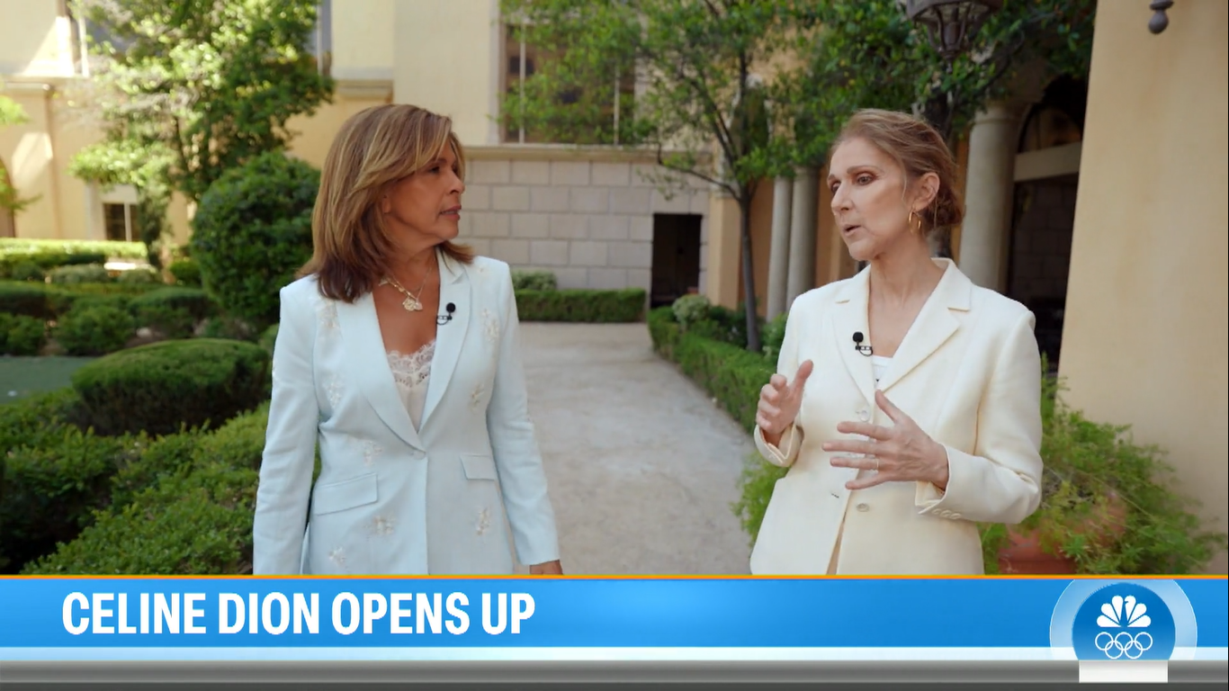 Hoda Kotb with Celine Dion at her home in Las Vegas, Nevada | Source: Today.com