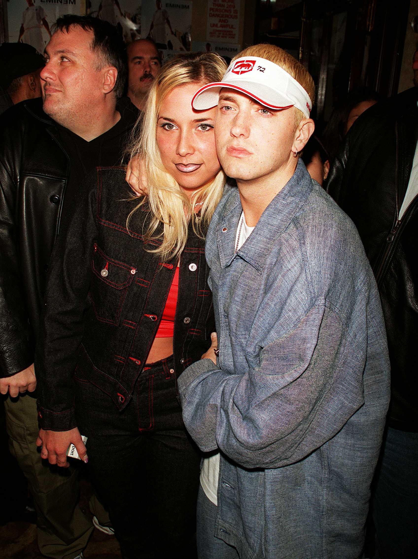 Eminem mit seiner Frau Kim | Quelle: Getty Images