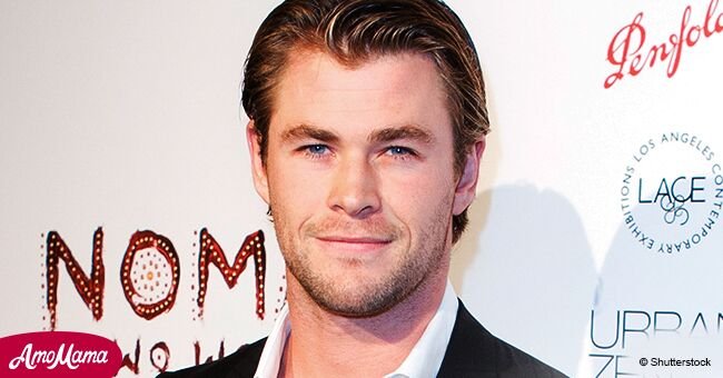 Chris Hemsworth puts ripped shirtless body on display while on vacation with family