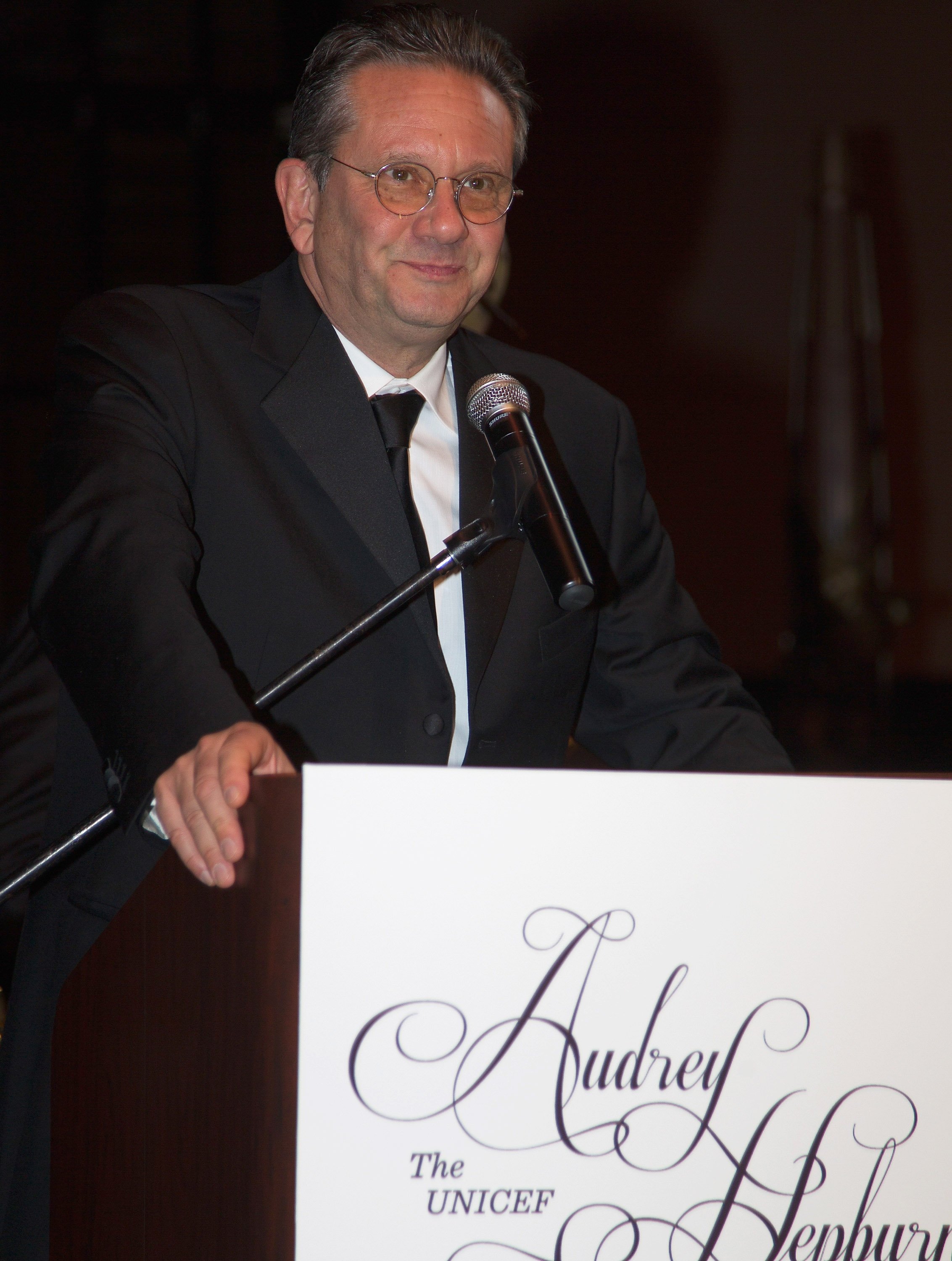 Sean Hepburn Ferrer speaks at Wortham Center Brown Theater on October 14, 2014, in Houston, Texas.| Source: Getty Images