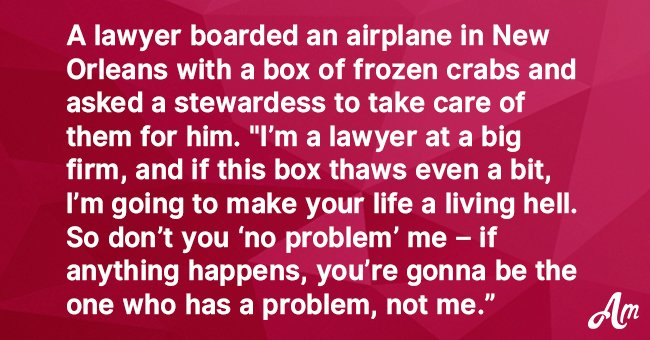 Joke: Rude Lawyer Insults Stewardess on Plane