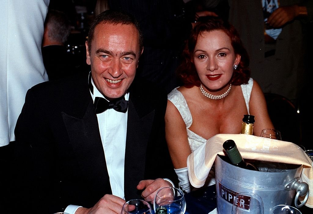 Bernd Eichinger und Katja Flint, Deutscher Filmball 1997 (Photo by Peter Bischoff/Getty Images) I Quelle: Getty Images
