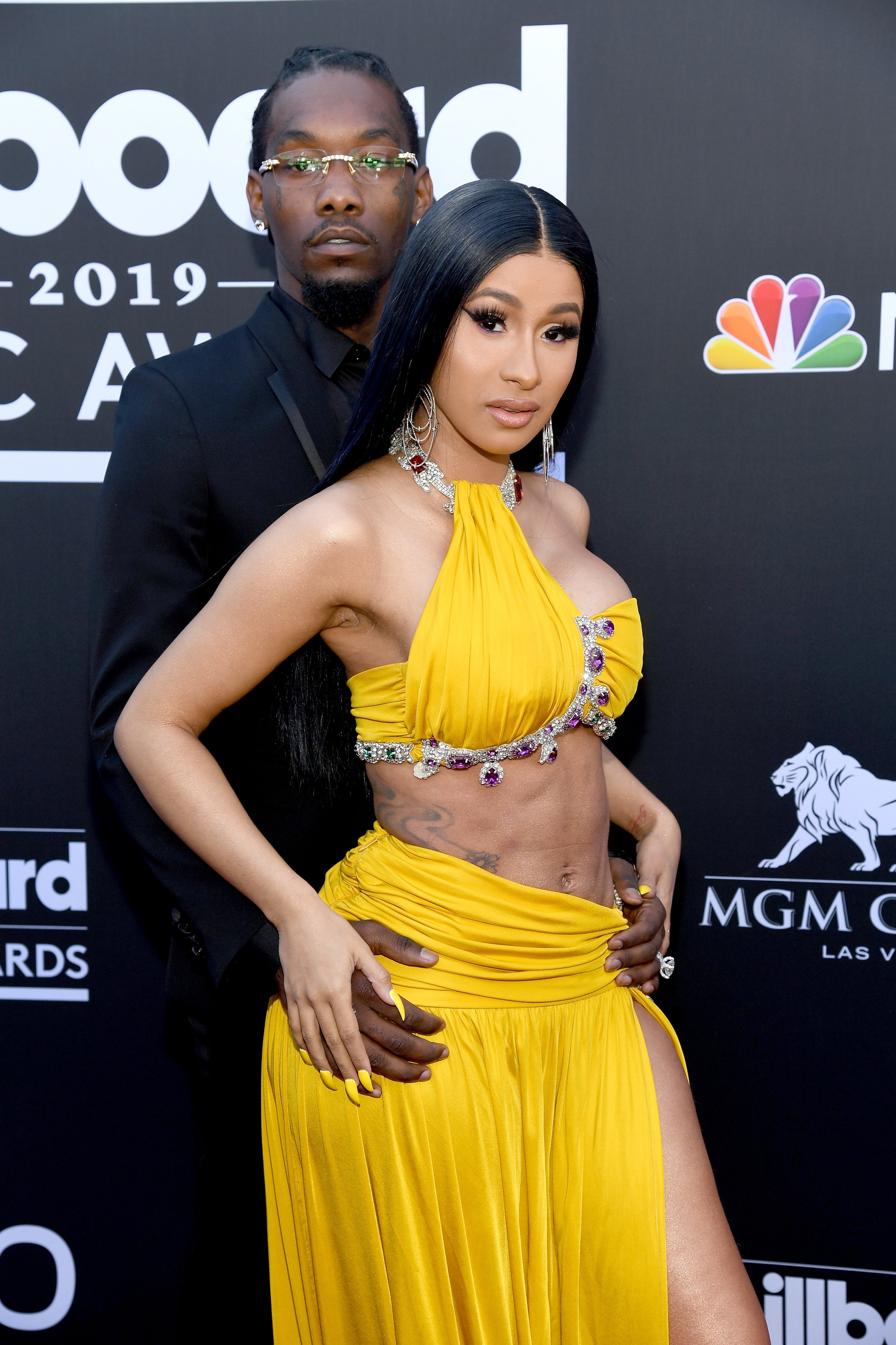 Offset and Cardi B at the 2019 Billboard Music Awards, 2019 in Las Vegas, Nevada | Source: Getty Images