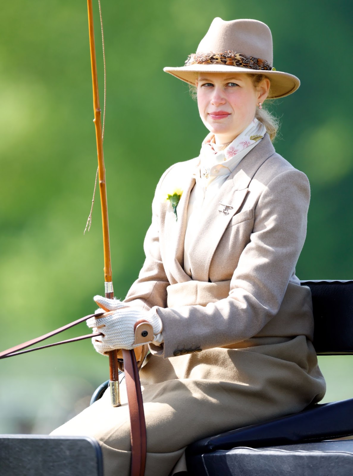 On May 14, 2023, Lady Louise participated in Day 4 of the Royal Windsor Horse Show at Windsor Castle's Home Park. Displaying her skill and passion for carriage driving, a cherished family tradition, she honored the legacy of her grandfather, who championed the sport. | Source: Getty Images