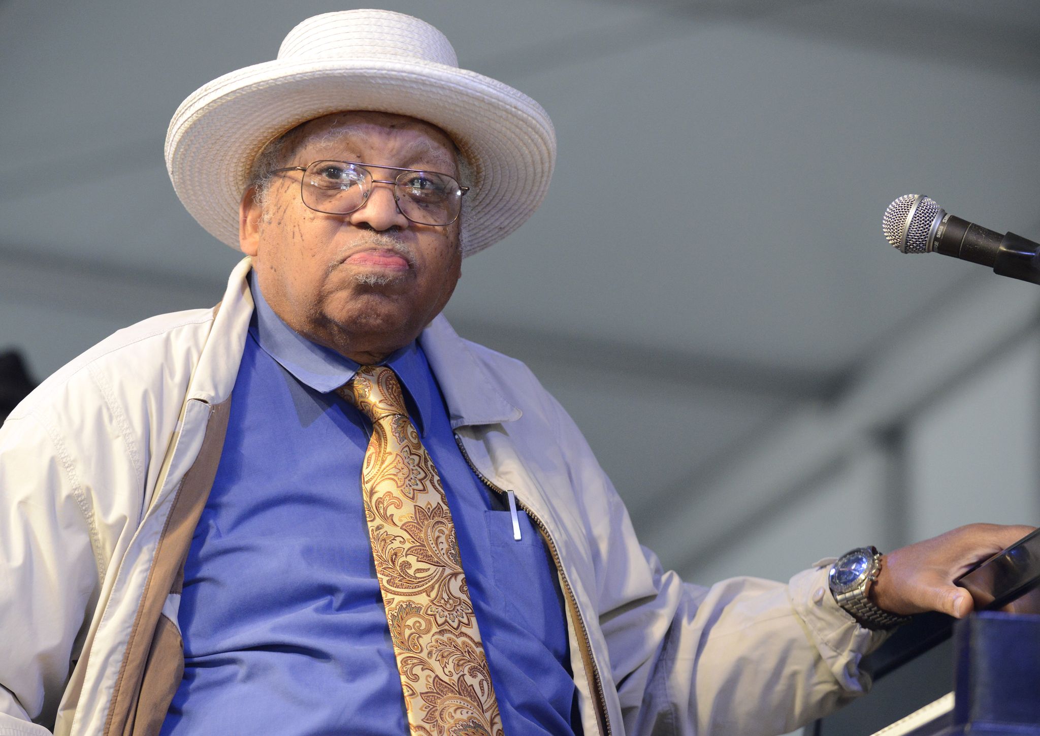 Ellis Marsalis performs as part of the 2013 New Orleans Jazz & Heritage Festival at Fair Grounds Race Course on May 5, 2013 | Photo: Getty Images
