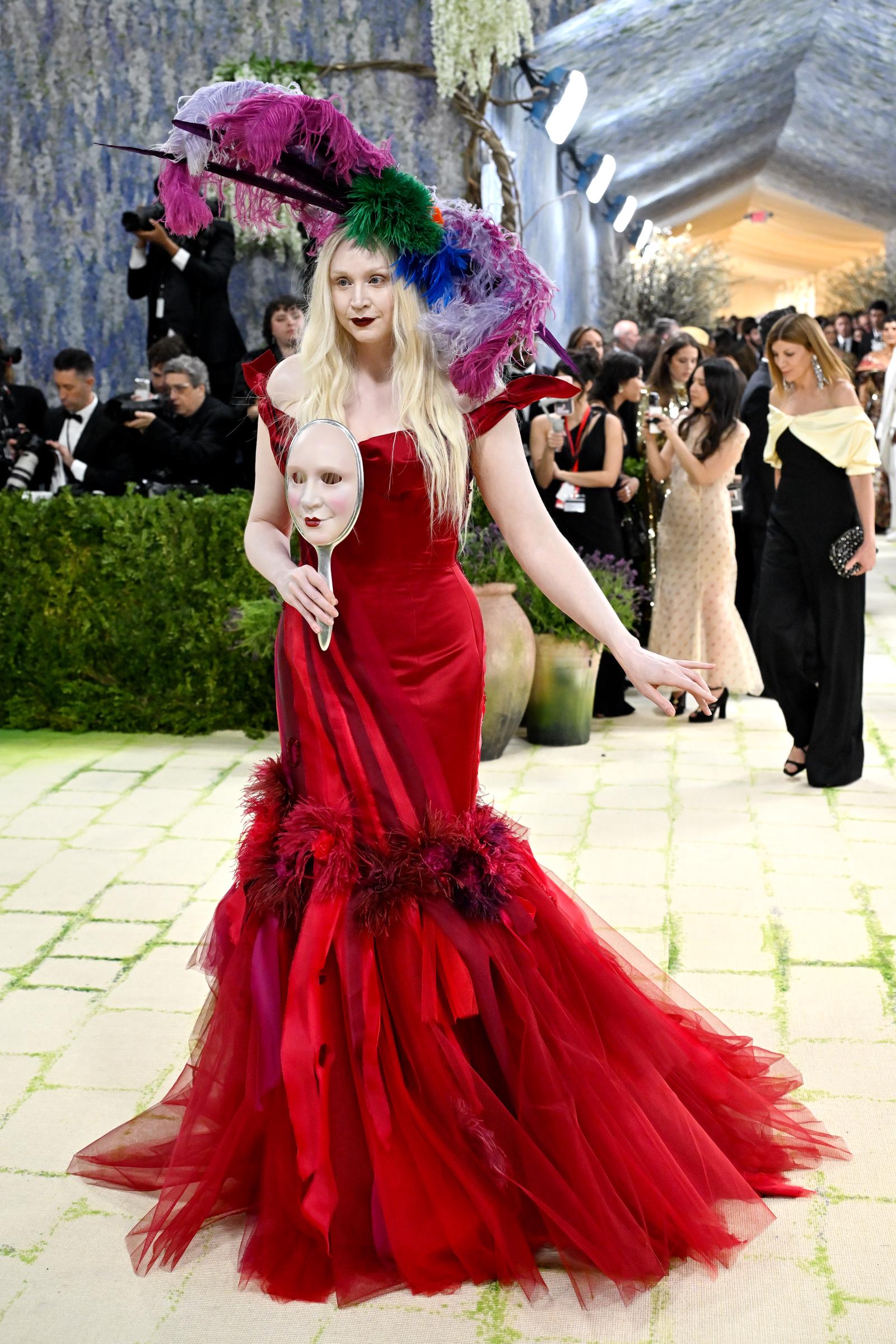Gwendoline Christie attends the Met Gala celebrating "Costume Art" at the Metropolitan Museum of Art on May 4, 2026 in New York City | Source: Getty Images