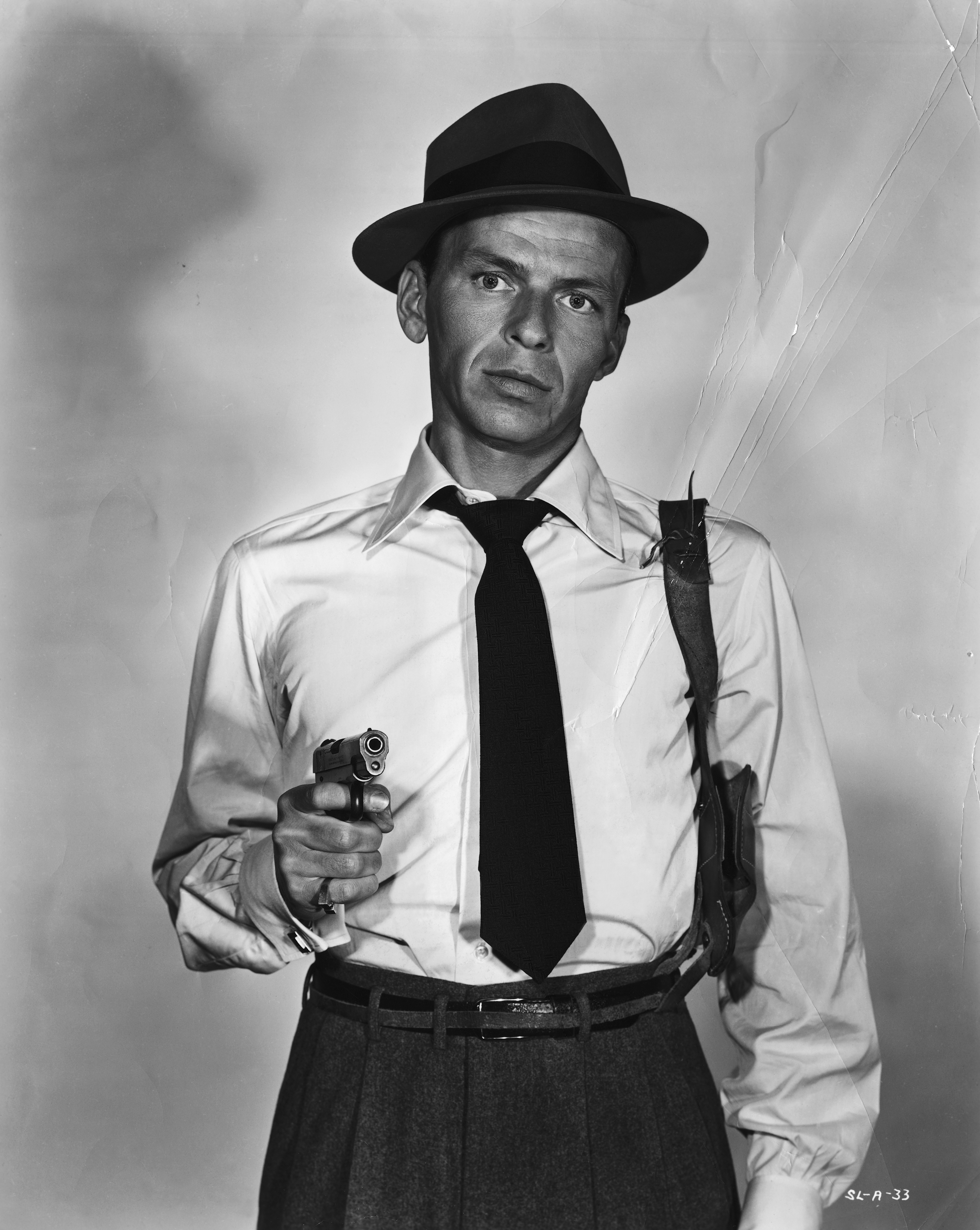 Frank Sinatra as John Baron in the film "Suddenly" in 1954 | Source: Getty Images