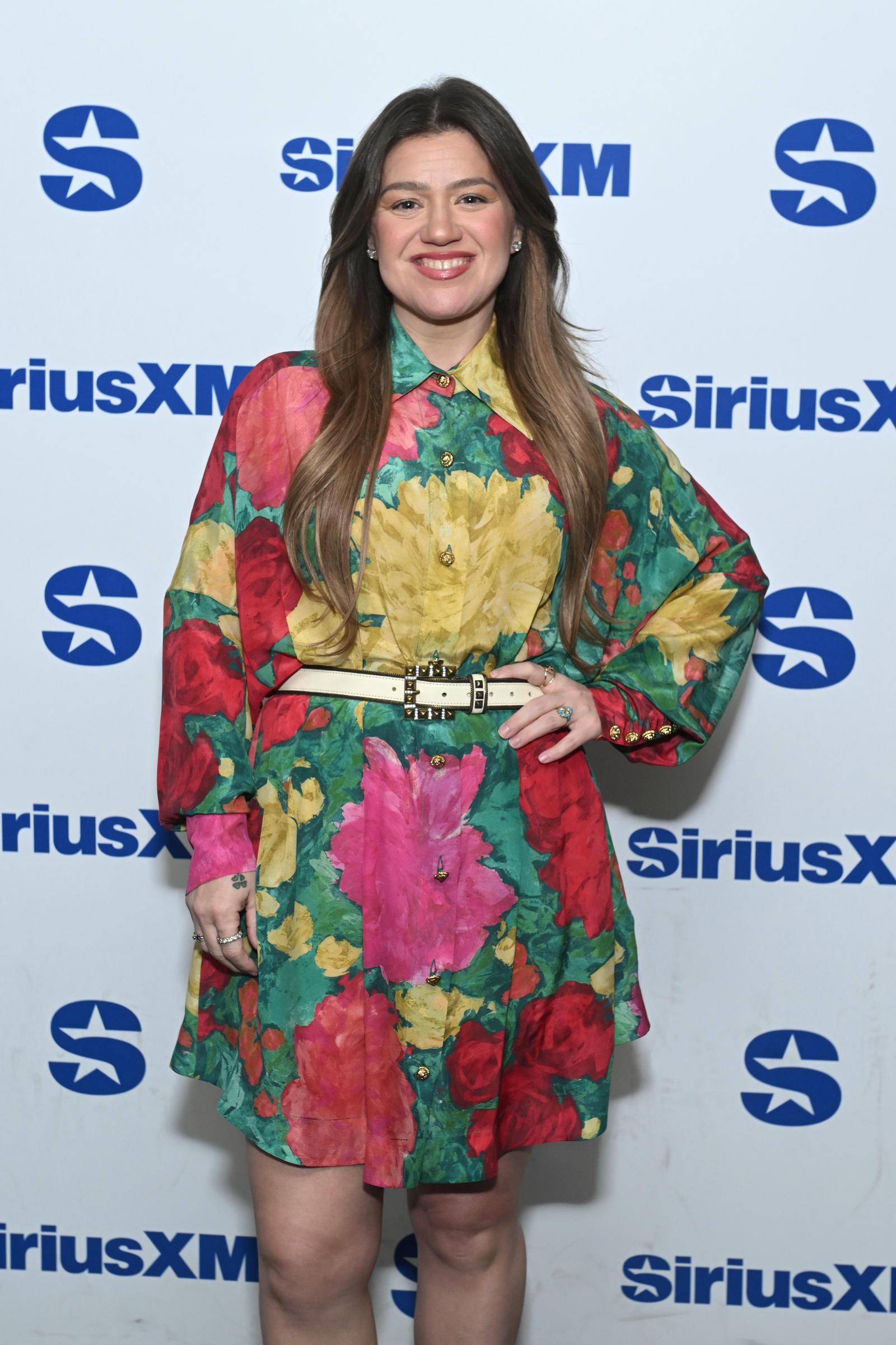 Kelly Clarkson attends SiriusXM's Front Row Series with The Voice's Kelly Clarkson & John Legend at SiriusXM Studios on February 20, 2026 in New York City. | Source: Getty Images
