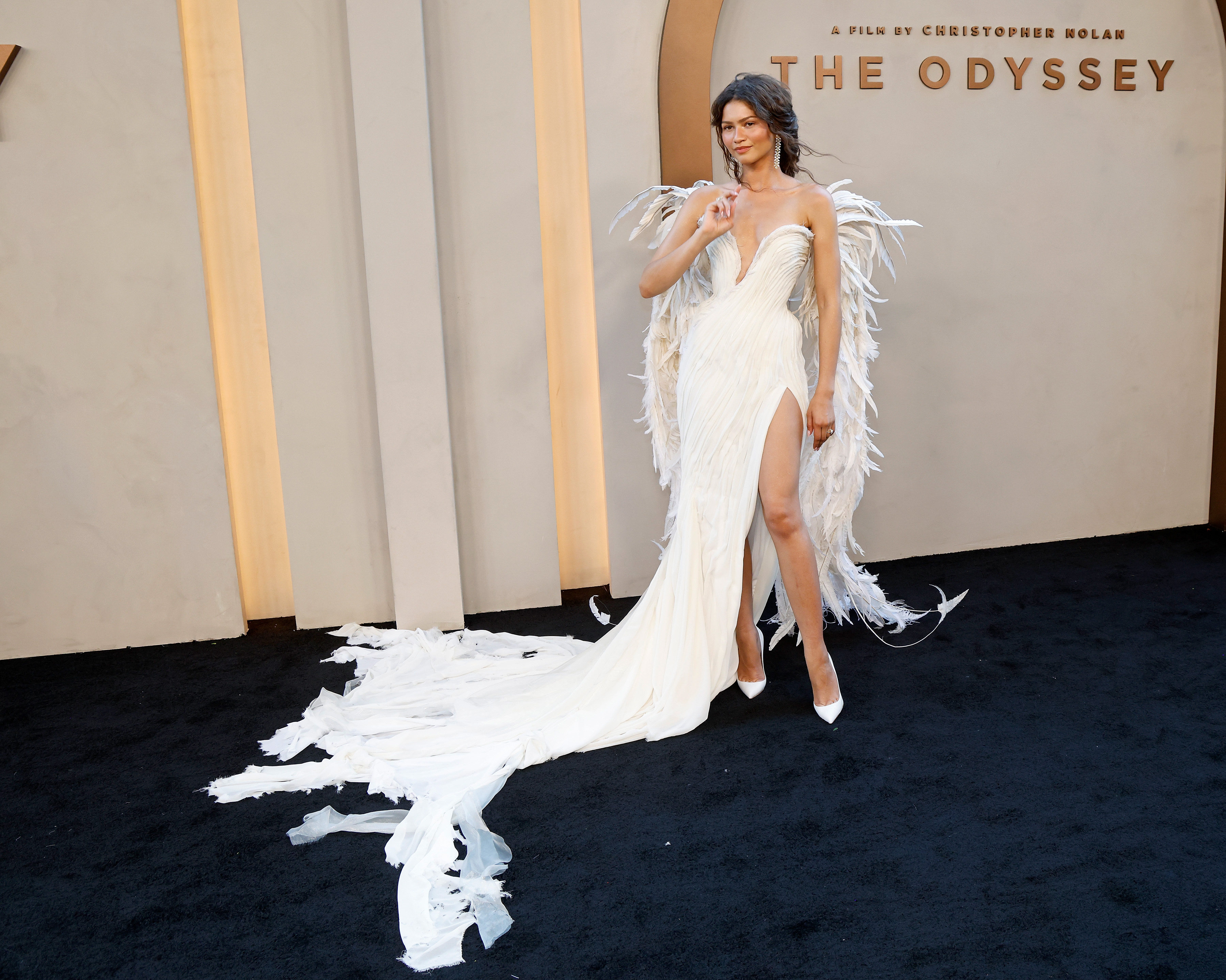 The entire look was spectacular and just as cinematic as the movie promised to be. At this event, Zendaya attended "The Odyssey" premiere at AMC Lincoln Square Theater on July 14, 2026, in New York City, New York. | Source: Getty Images