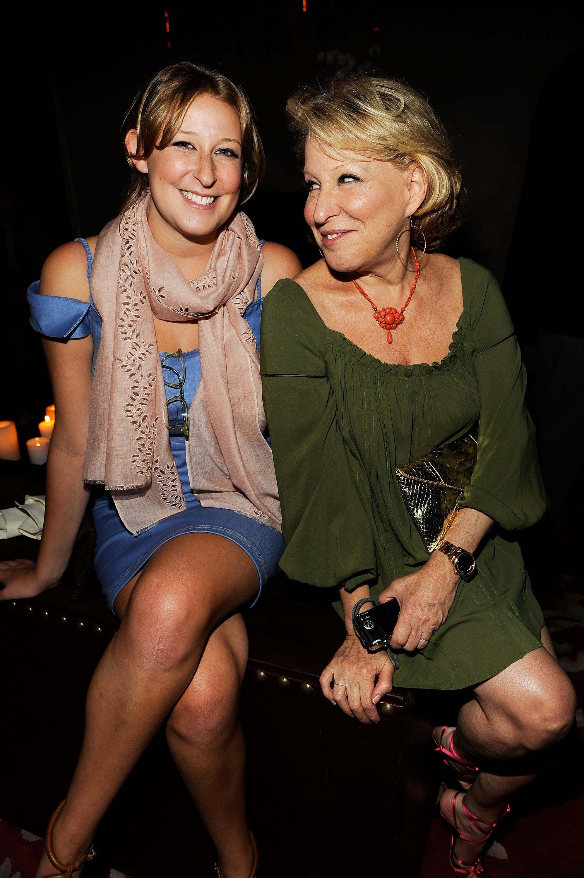Sophie von Haselberg and Bette Midler at the after party for the Cinema Society Screening of "The Women" in New York City, 2008 | Source: Getty Images