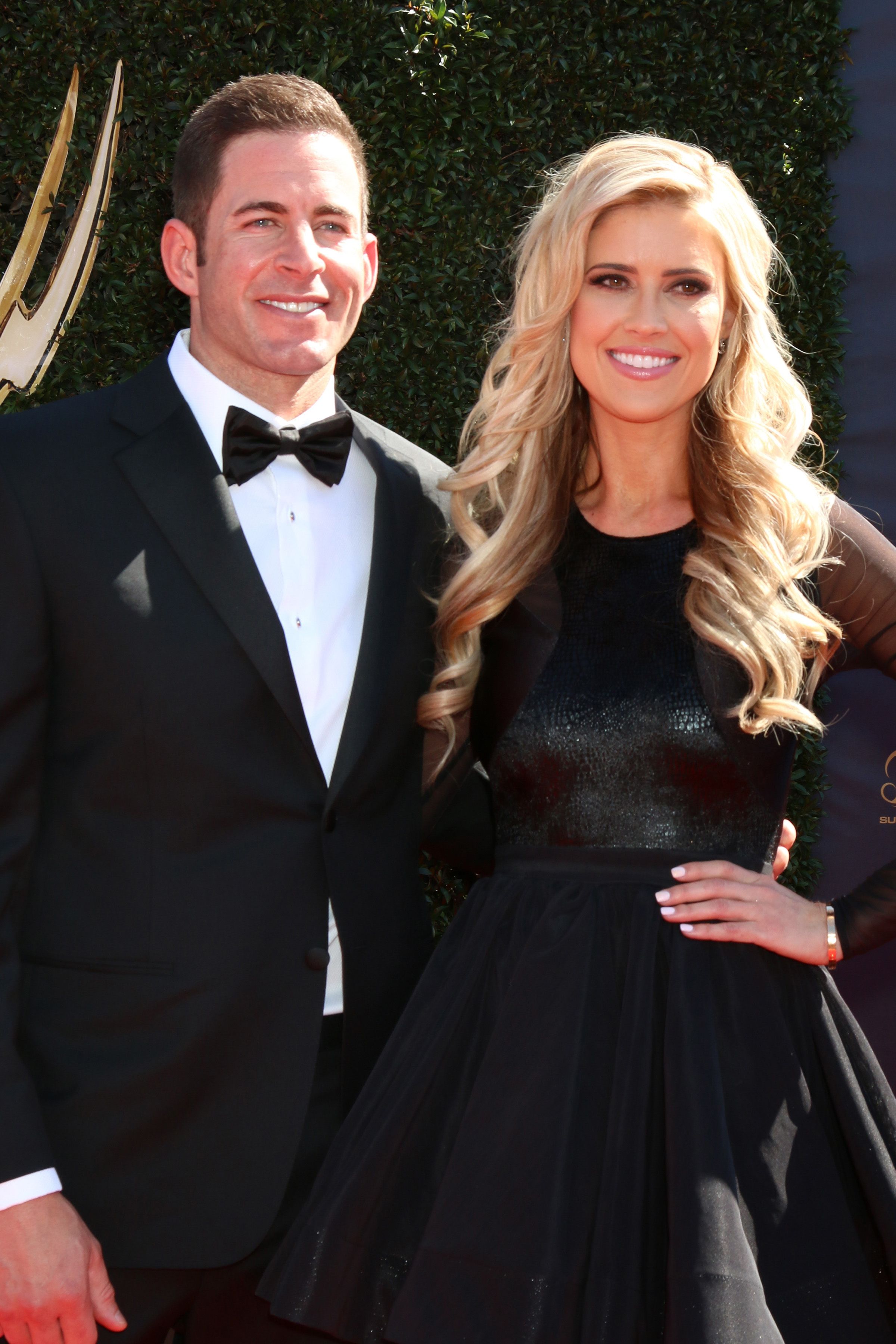 Tarek and Christina El Moussa at the 44th Daytime Emmy Awards on April 30, 2017, in Pasadena, California | Photo: Shutterstock/Kathy Hutchins