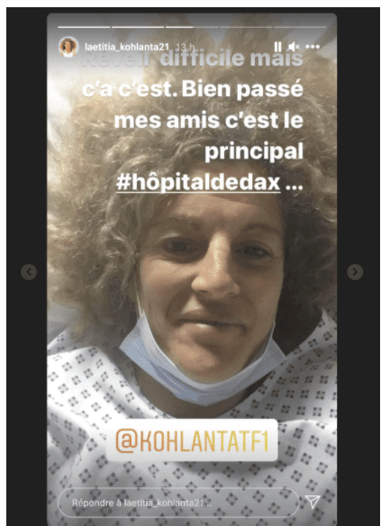 Capture d'écran de la story Instagram de Laetitia, une des aventurières de la saison 22 de l'émission "Koh-Lanta" | Photo : Instagram/laetitia_kohlanta21/