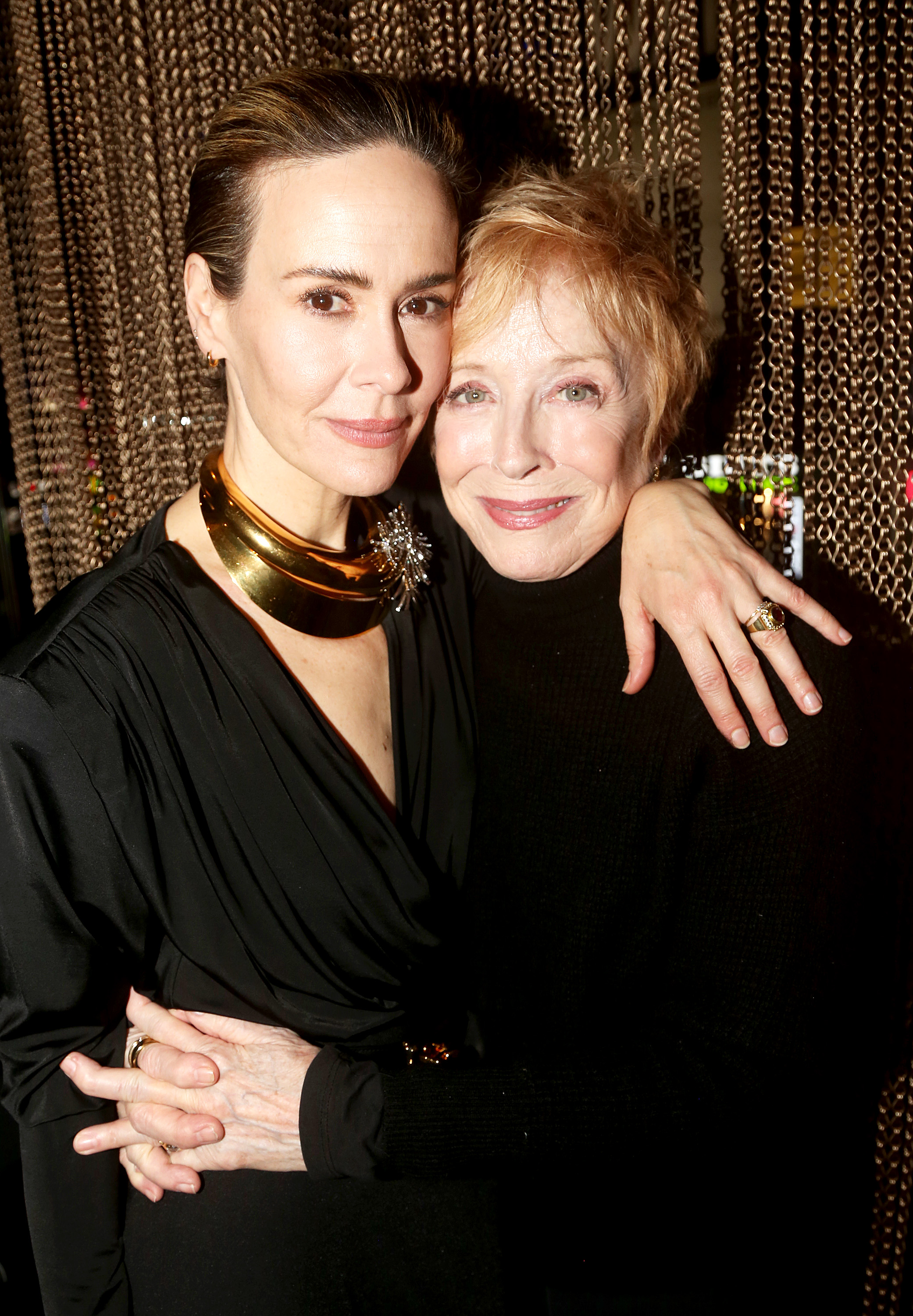 The "American Gothic" actress and Holland Taylor at the opening night after party for the Second Stage Theater play "Appropriate" on Broadway on December 18, 2023, in New York City. | Source: Getty Images