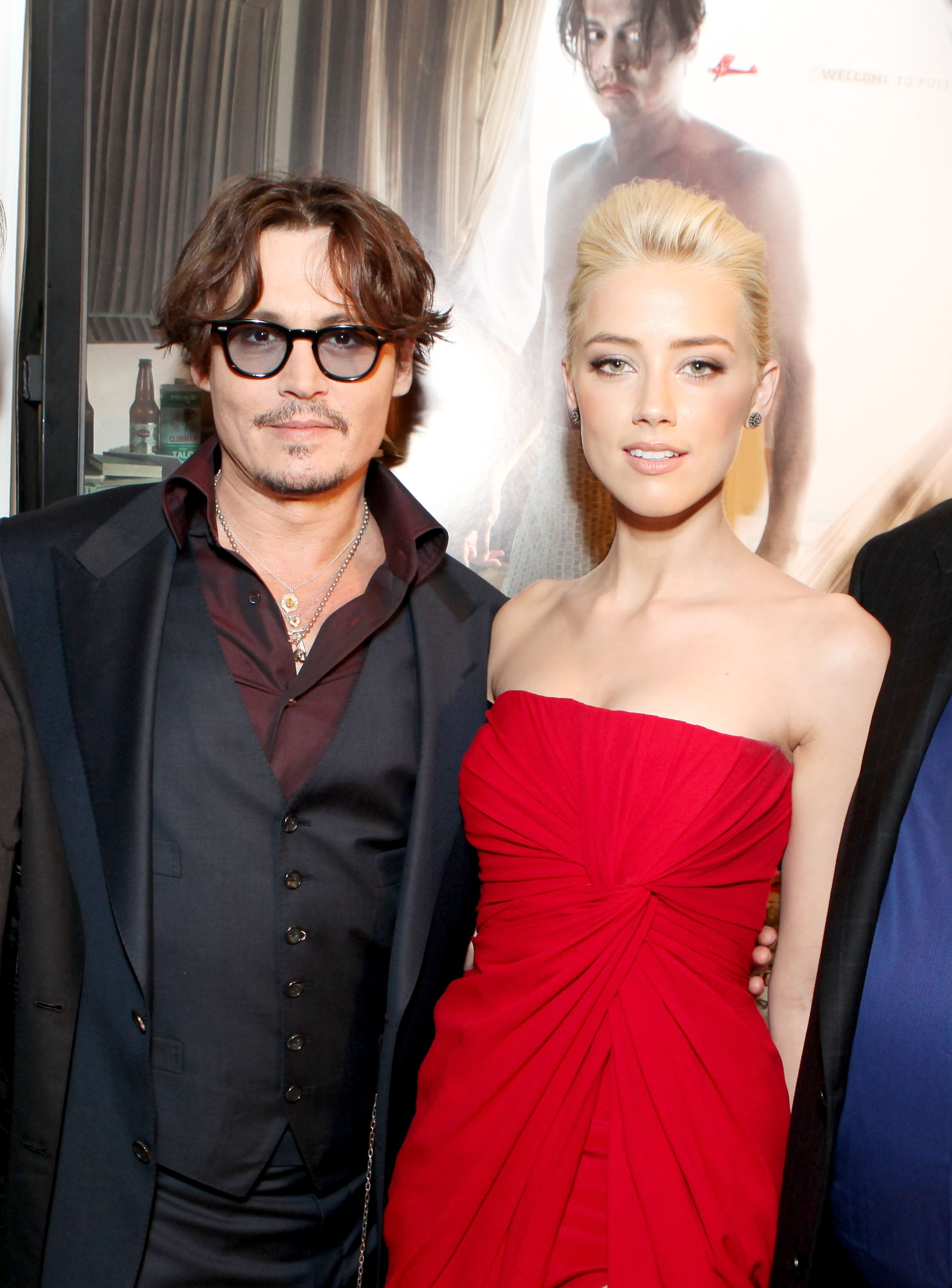 Johnny Depp and Amber Heard at Bing Theatre At LACMA on October 13, 2011, in Los Angeles, California. | Source: Getty Images