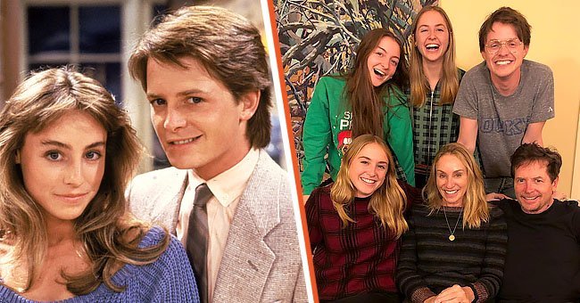 Michael J. Fox y su esposa Tracy Pollan. | Michael J. Fox, su esposa y sus hijos. | Foto: Getty Images