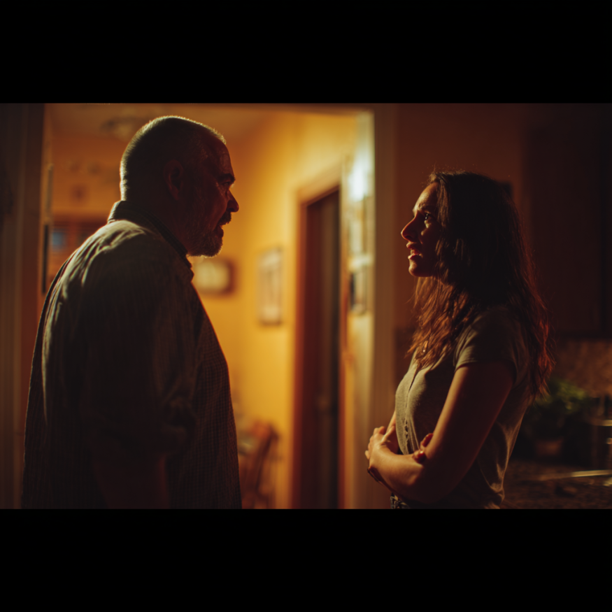 A man and a woman arguing | Source: Midjourney