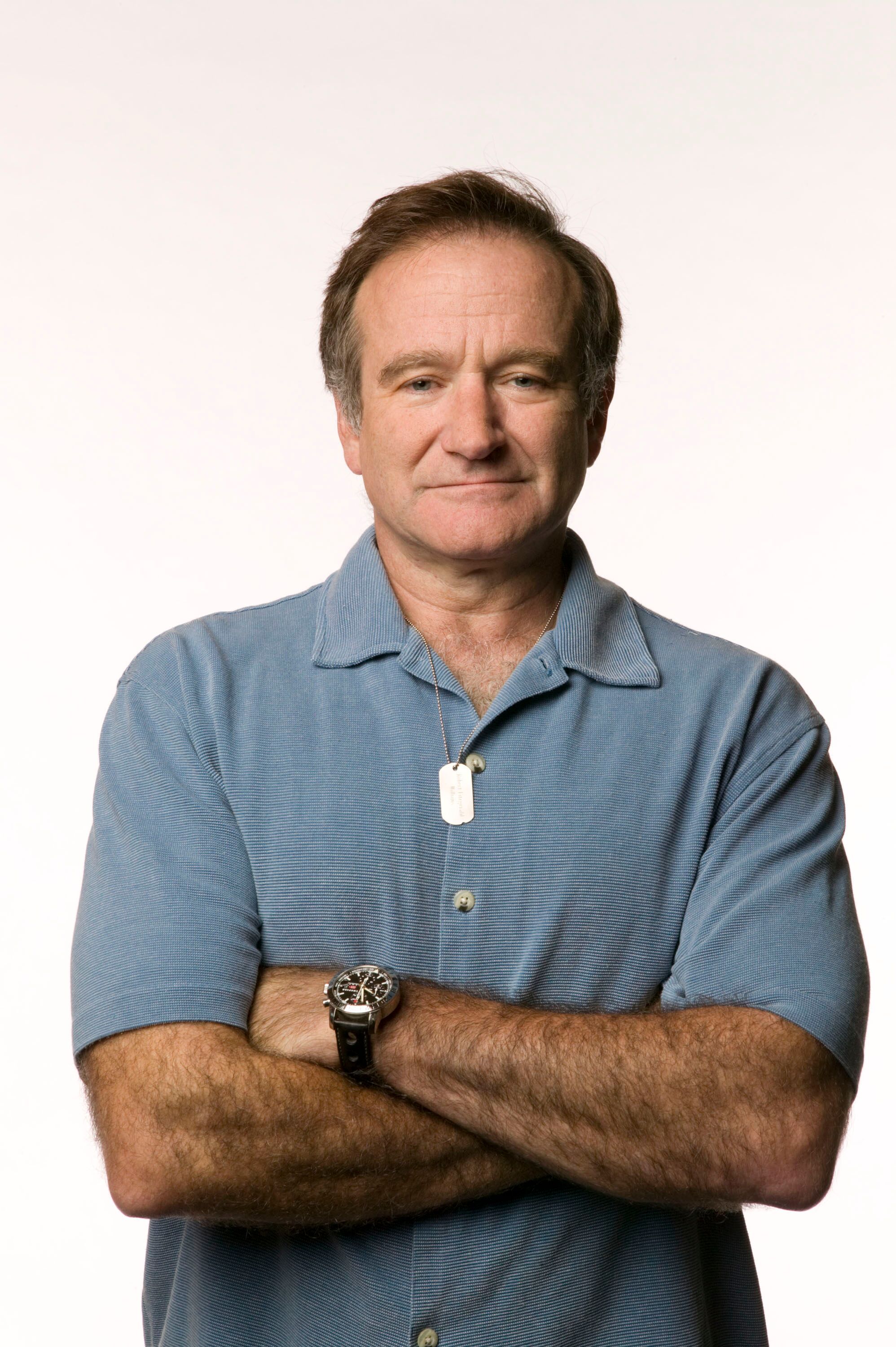 Robin Williams poses for the Search for the Cause campaign. | Source: Getty Images
