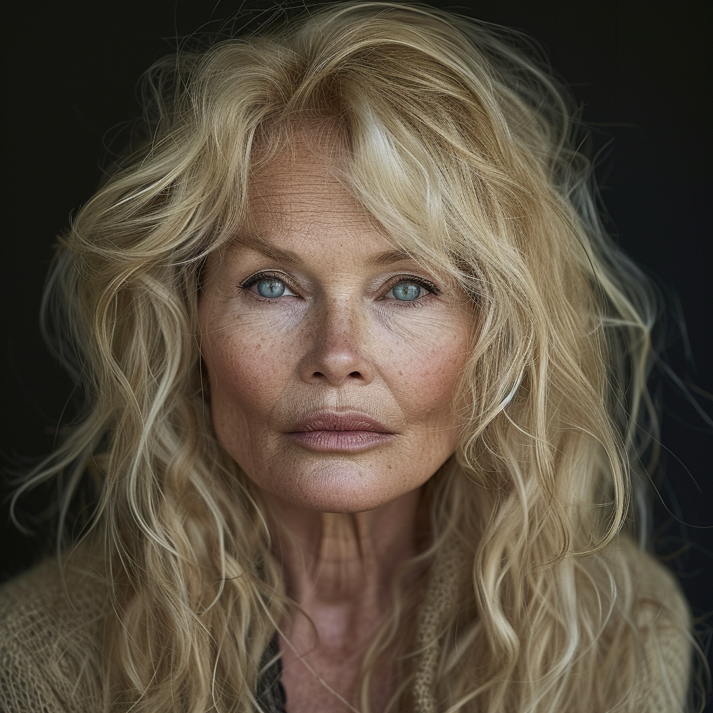 Pamela Anderson in her 60s to 70s via AI | Source: Midjourney