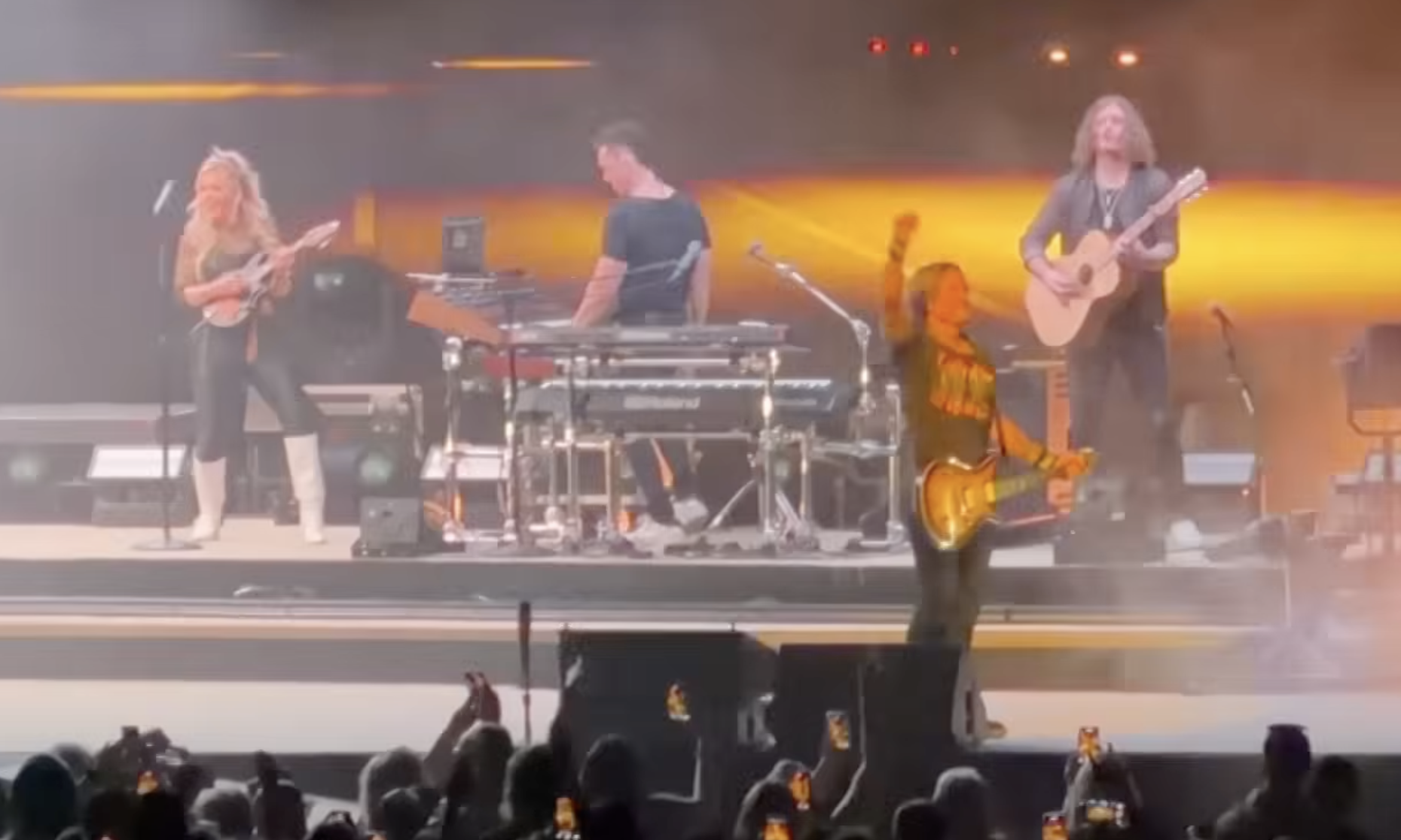 Keith Urban performs onstage, from a video post dated October 3, 2025 | Source: YouTube/ 7NEWSAustralia
