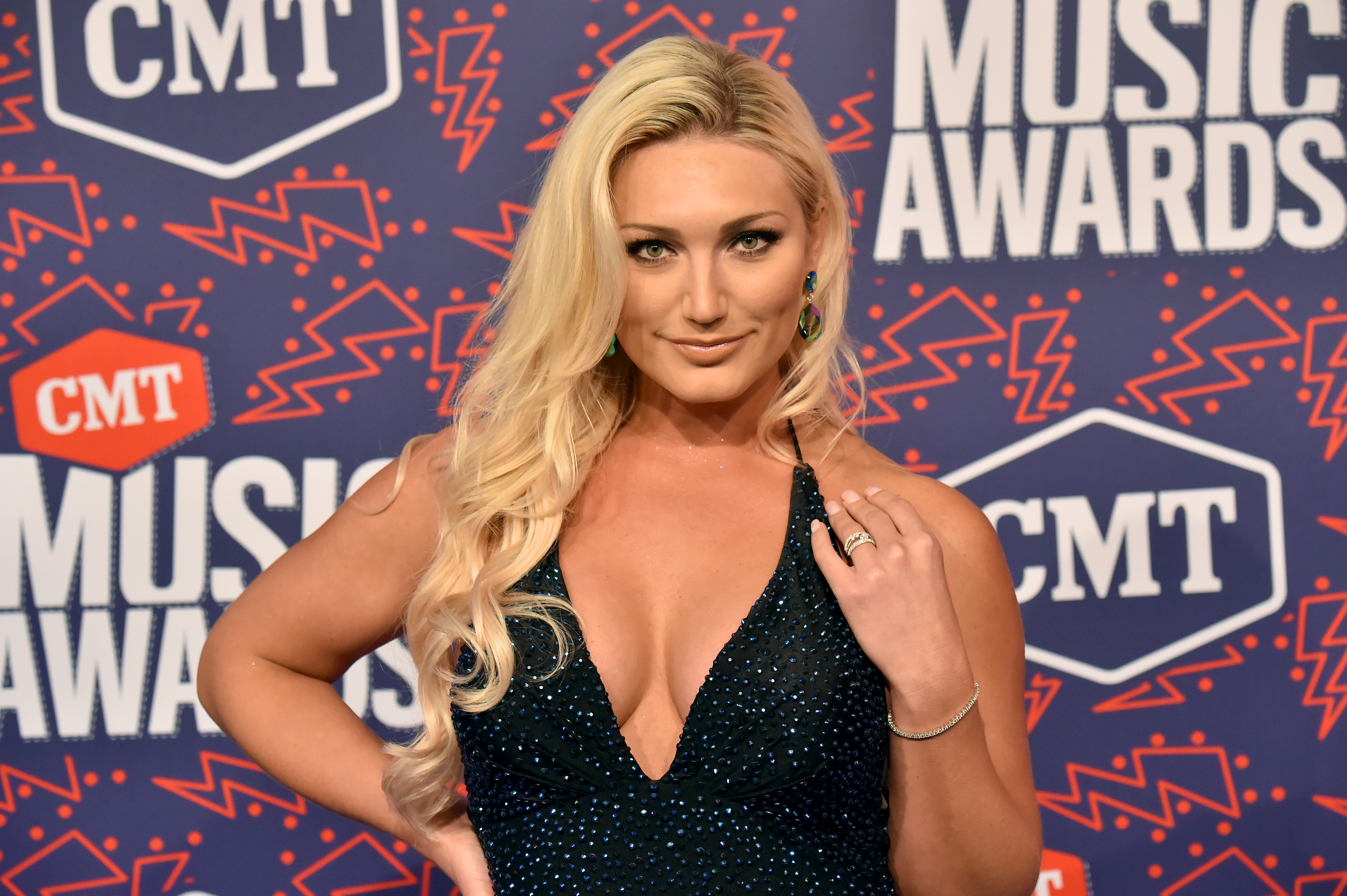 Brooke Hogan at the CMT Music Awards held at Bridgestone Arena in Nashville, Tennessee, on June 5, 2019. | Source: Getty Image