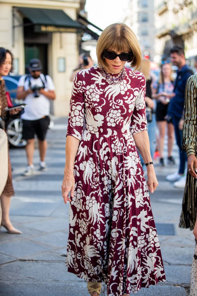Anna Wintour is seen outside Valentino during Paris Fashion Week - Haute Couture Fall/Winter 2019/2020 | Photo: Getty Images