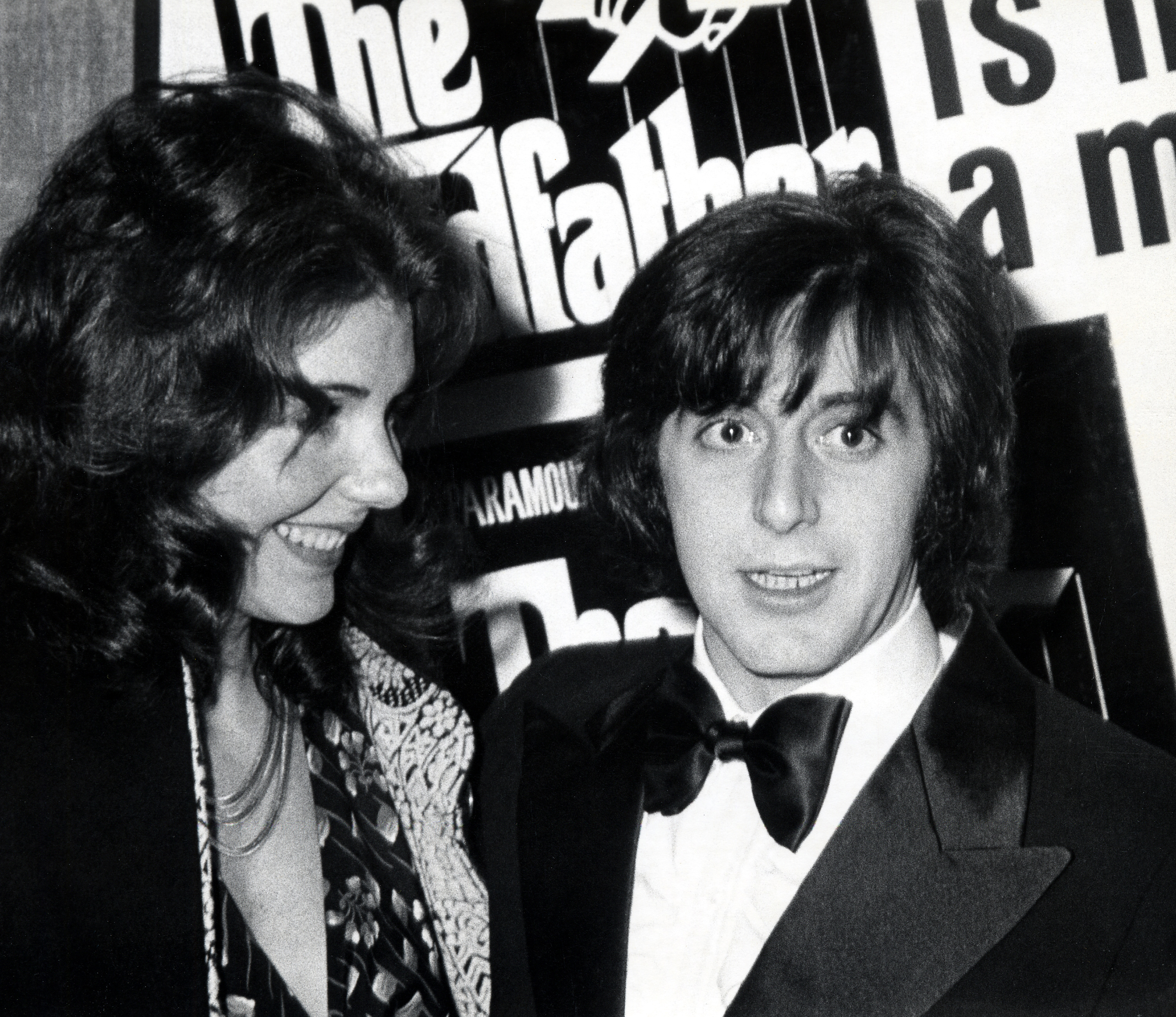 Al Pacino and Jill Clayburgh attend the "The Godfather" premiere | Source: Getty Images