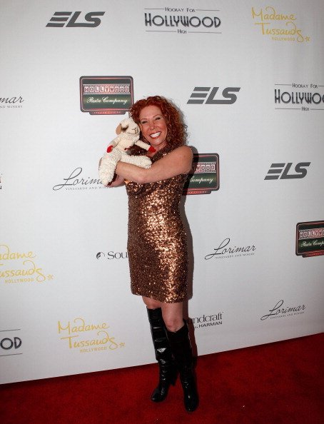 Mallory Lewis Tarcher and Lambchop at the El Capitan Theatre on January 10, 2013 | Photo: Getty Images