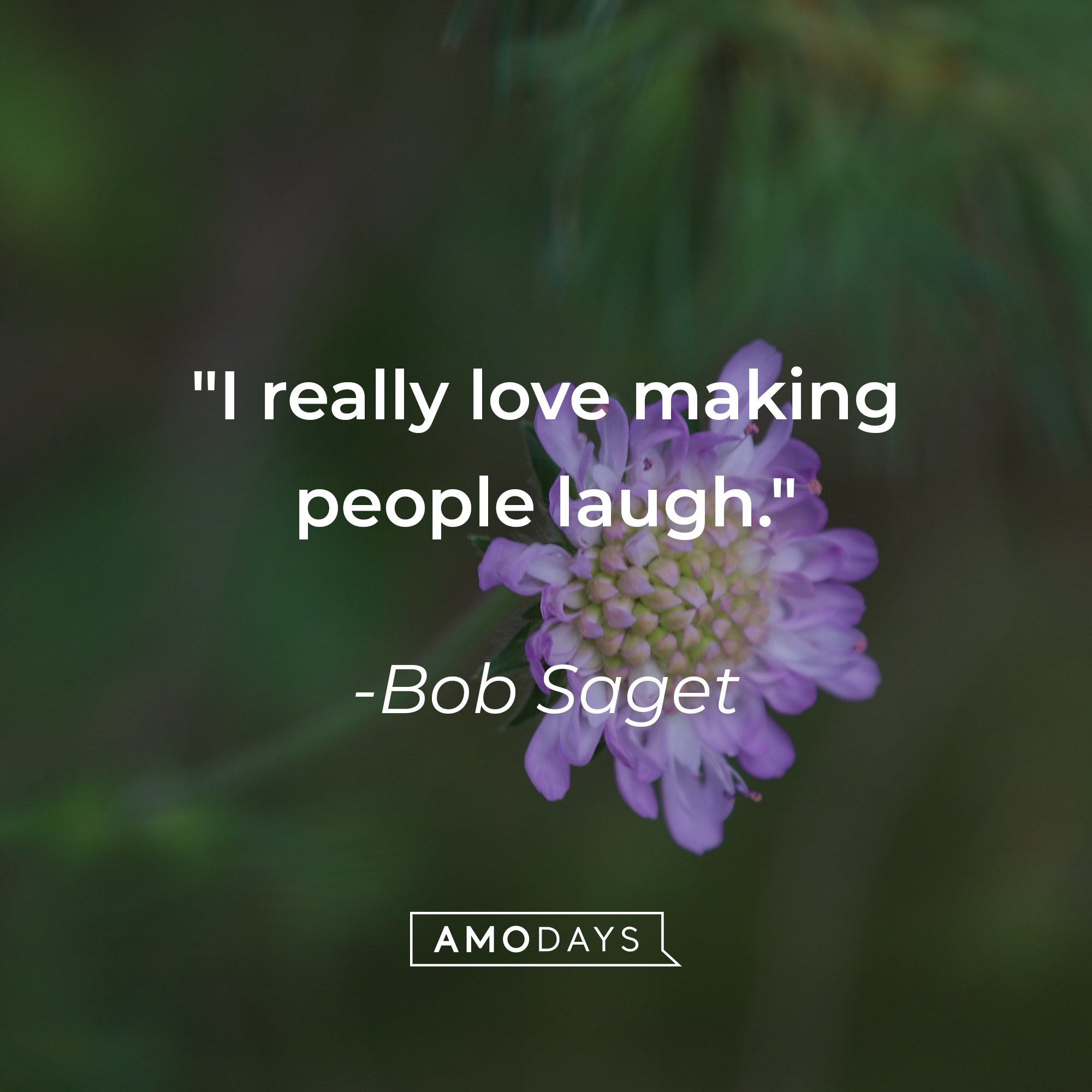 Bob Saget’s quote: "I really love making people laugh." | Image: AmoDays