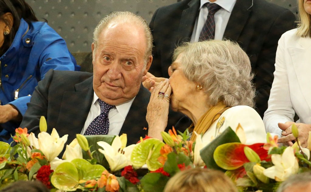 Juan Carlos I y la reina Sofía en el Mutua Open de Madrid, el 11 de mayo de 2019 en Madrid, España. | Foto: Getty Images