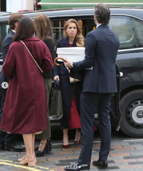 Princess Beatrice and others from a post dated December 12, 2025. | Source: Instagram/hellomag